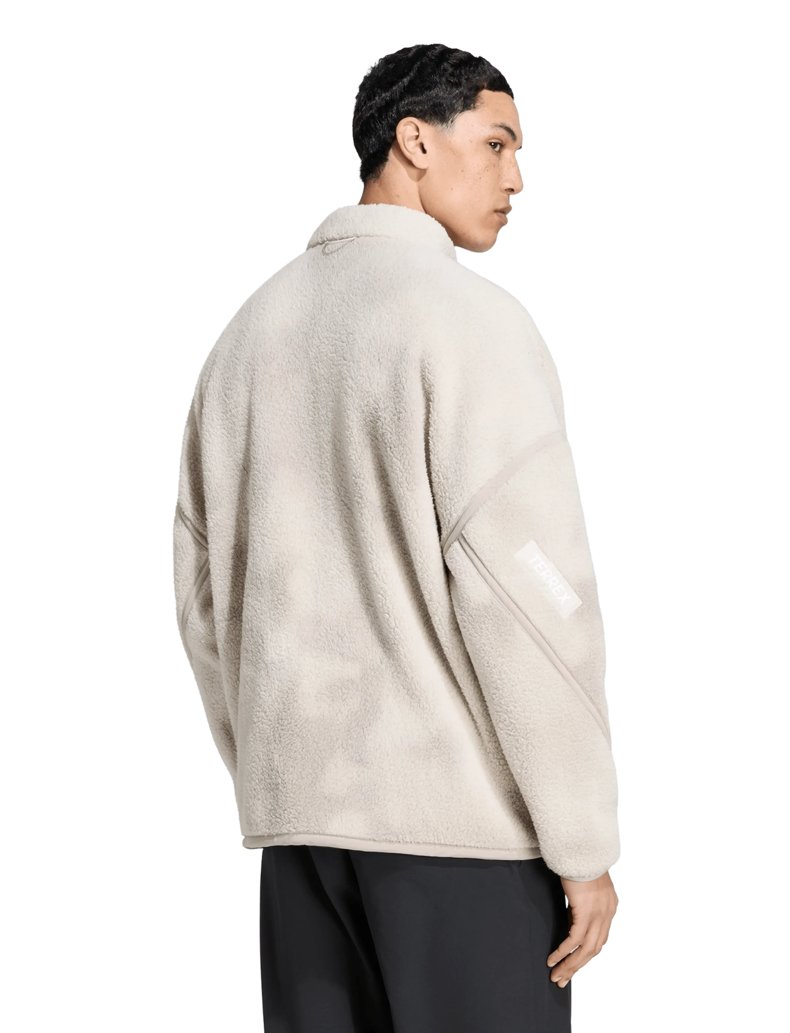 adidas Terrex - MT ESS HP AOP - fleece og mellemlag - wonalu/lbrown - 5