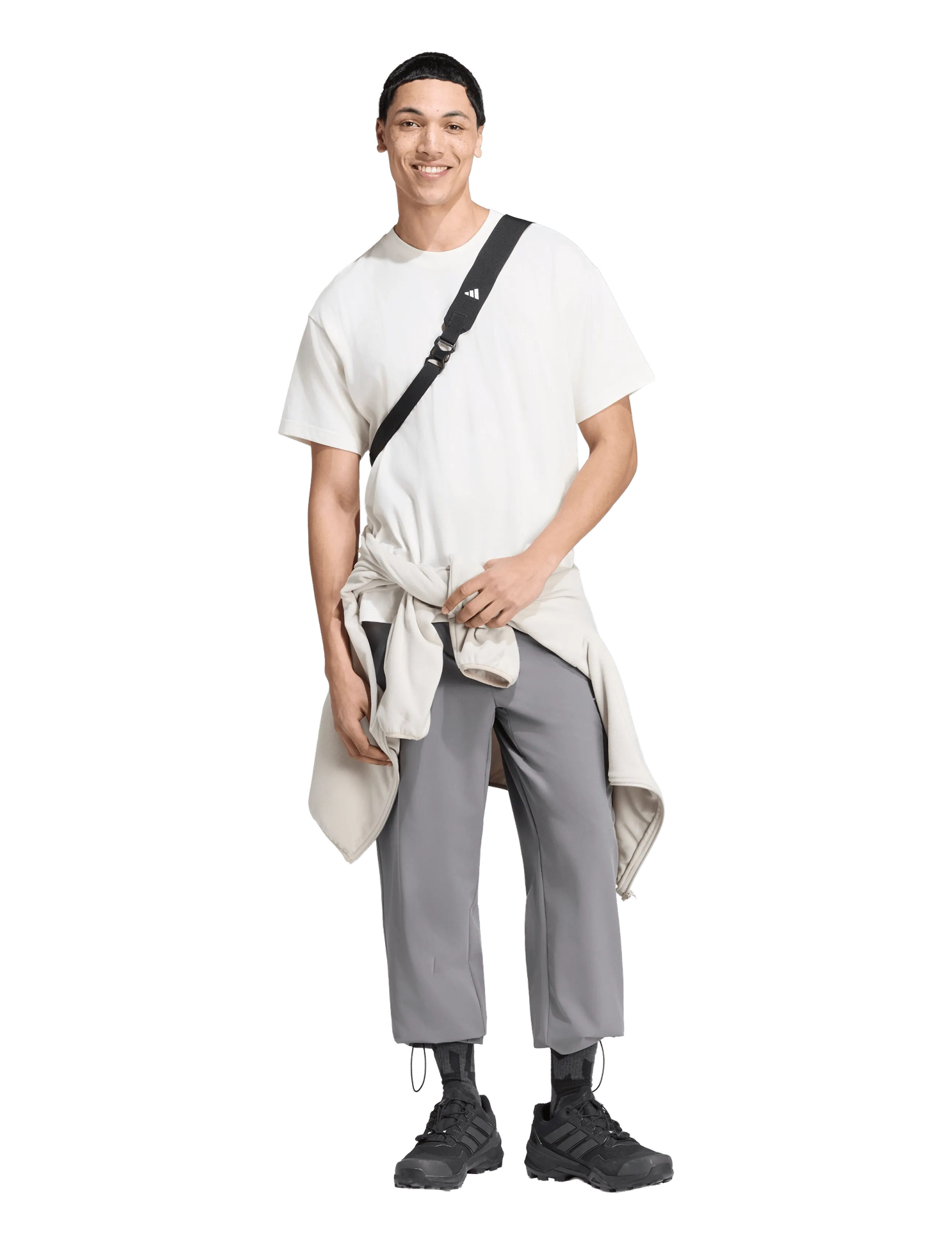 adidas Terrex U ELEMENTS G T - T-Shirts - OWHITE / cream