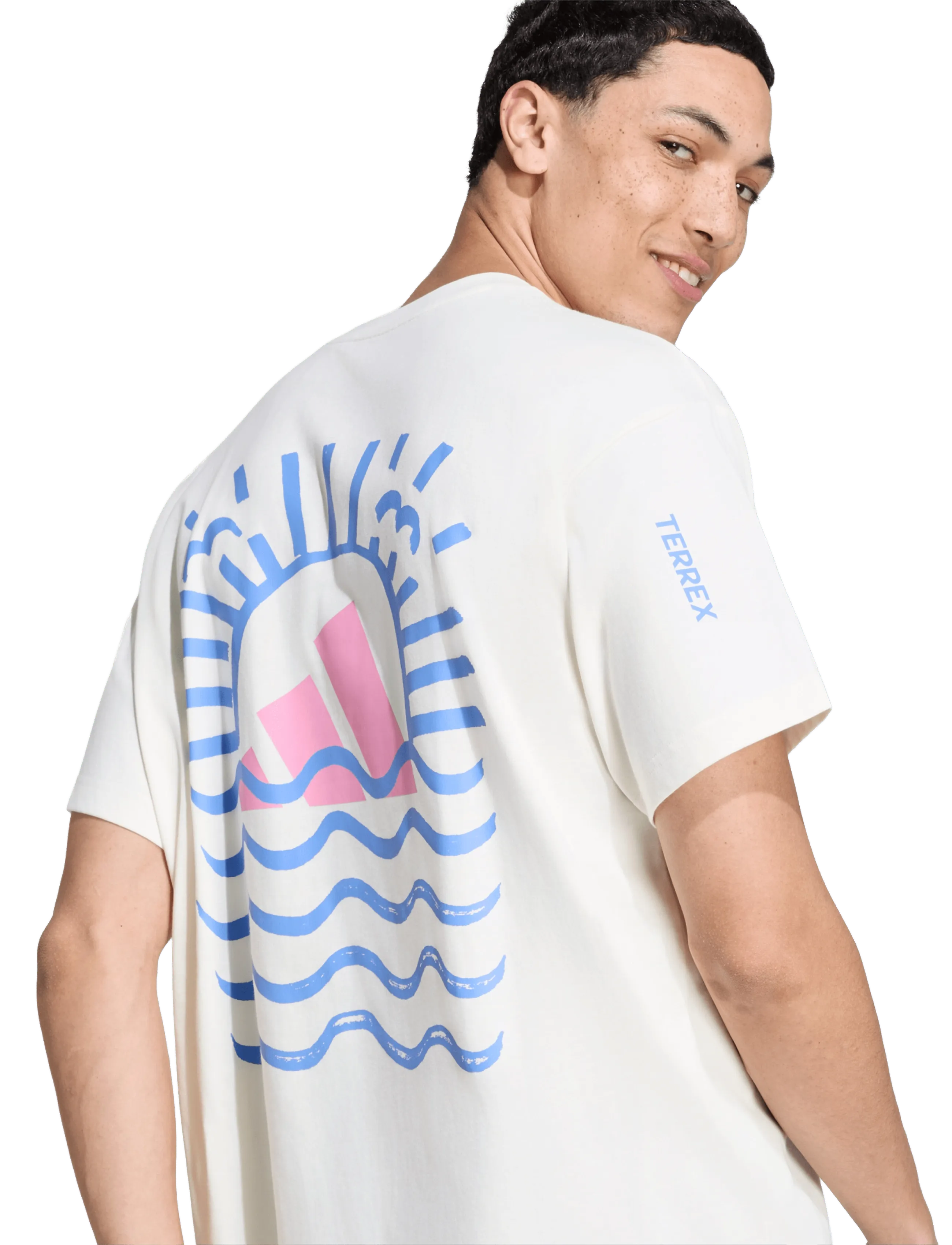 adidas Terrex - U ELEMENTS G T - oberteile & t-shirts - owhite - 4