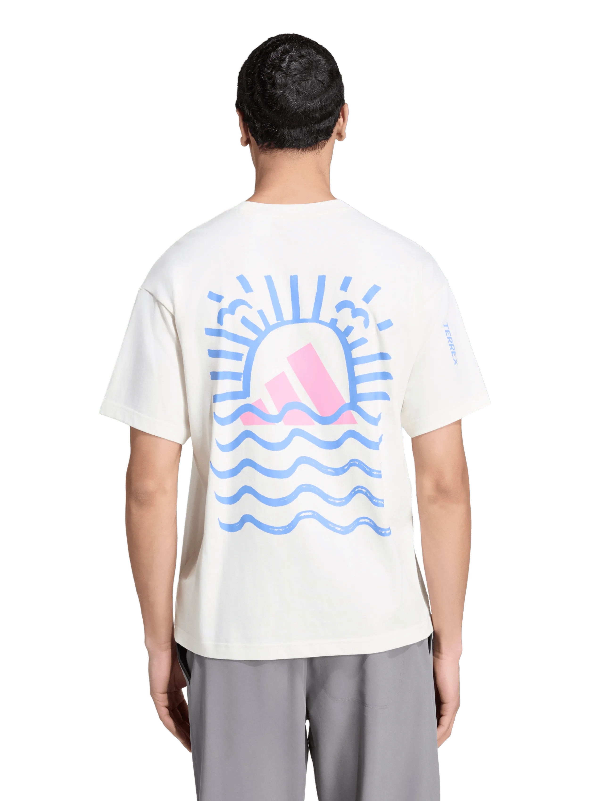 adidas Terrex - U ELEMENTS G T - oberteile & t-shirts - owhite - 5