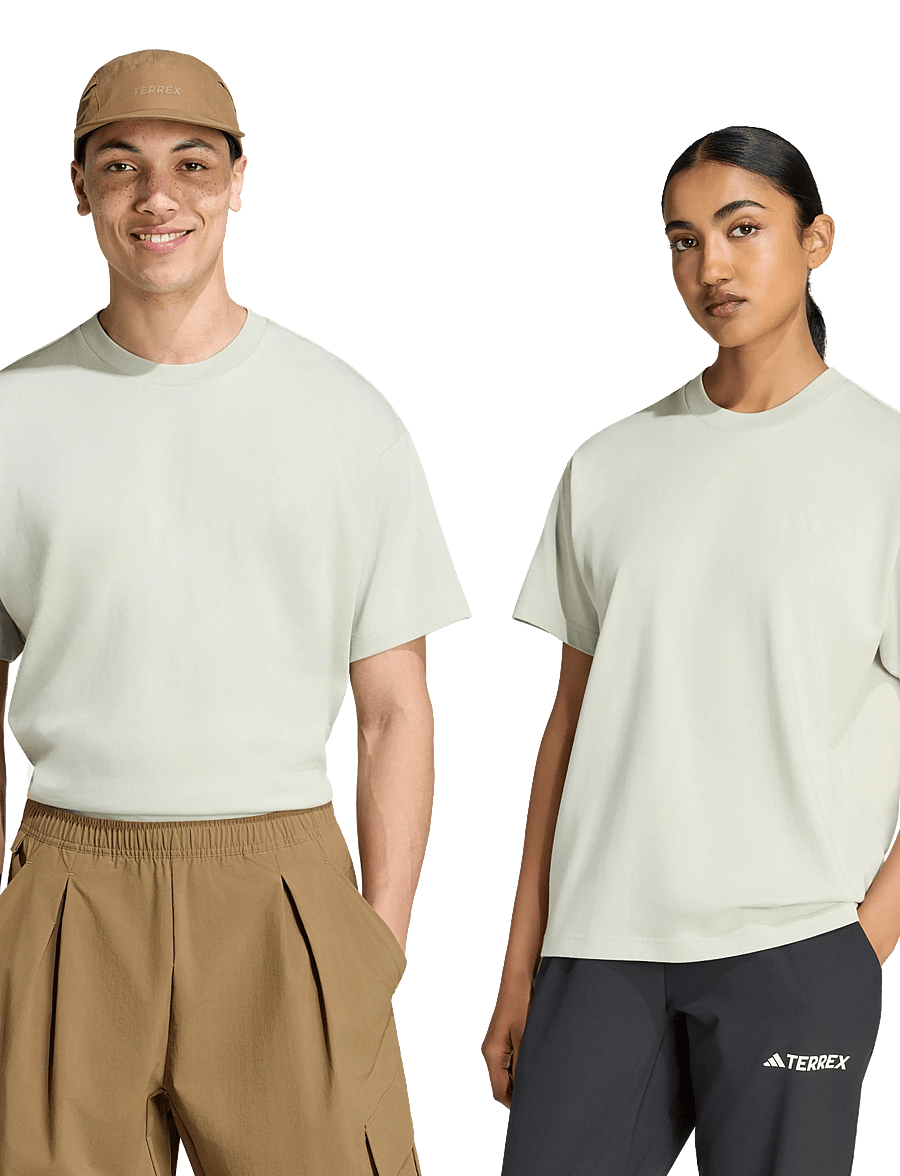 adidas Terrex - U ELEMENTS G T - oberteile & t-shirts - halgrn - 0