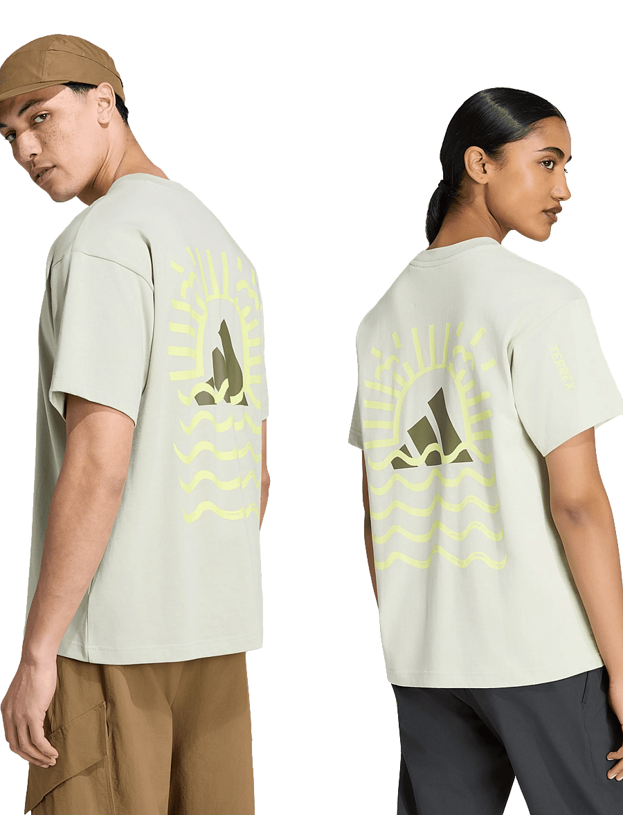 adidas Terrex - U ELEMENTS G T - oberteile & t-shirts - halgrn - 2