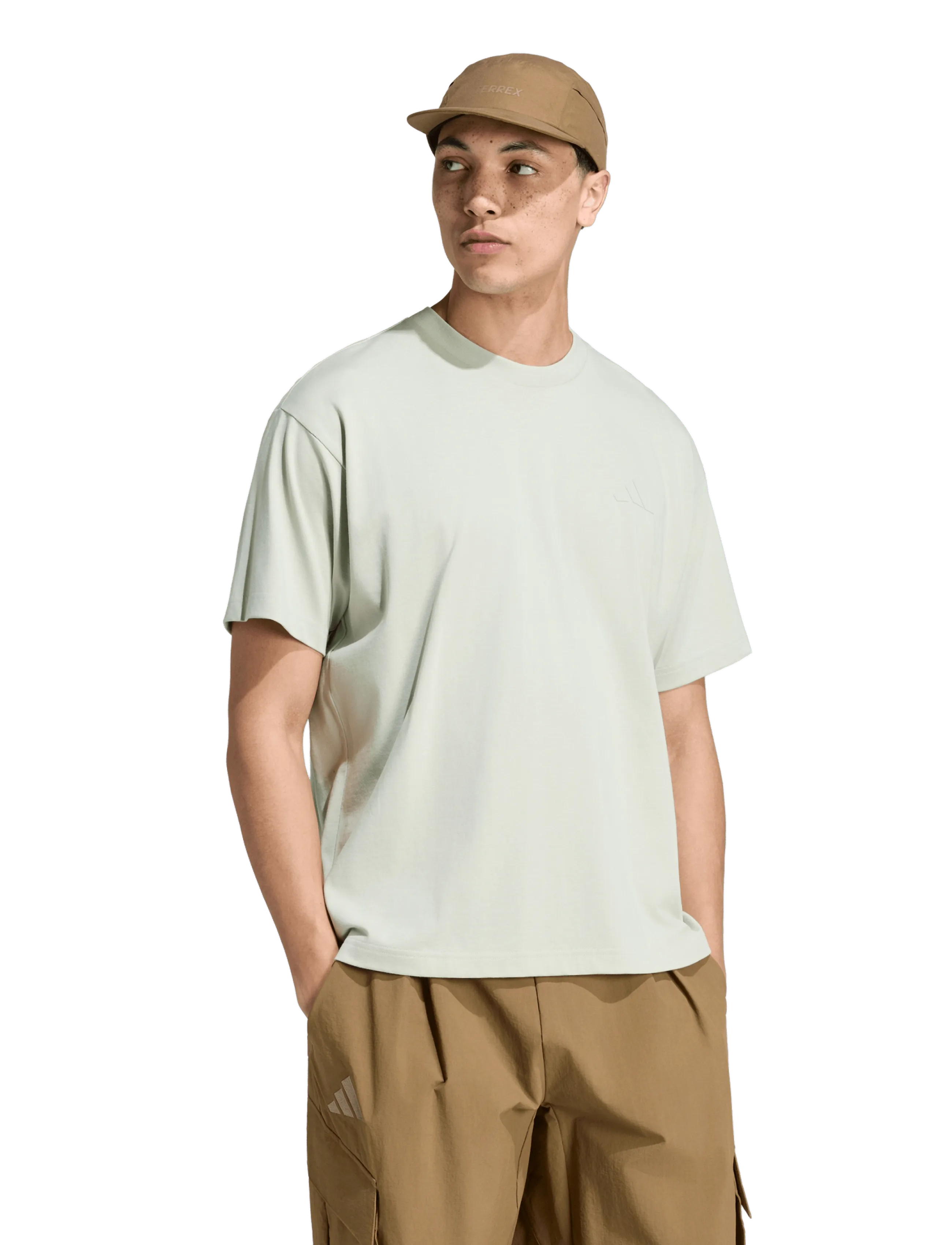 adidas Terrex - U ELEMENTS G T - oberteile & t-shirts - halgrn - 3
