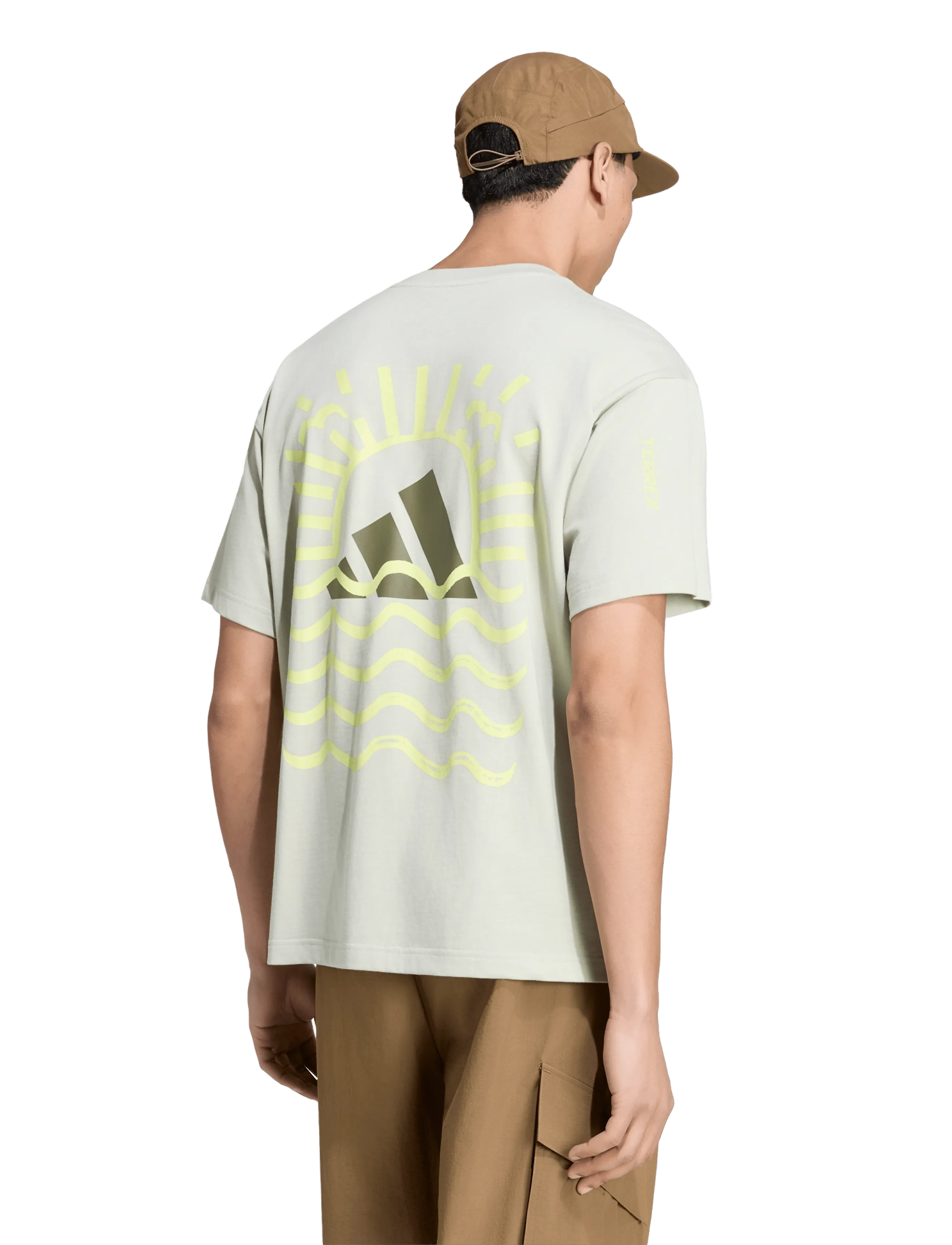 adidas Terrex - U ELEMENTS G T - oberteile & t-shirts - halgrn - 4