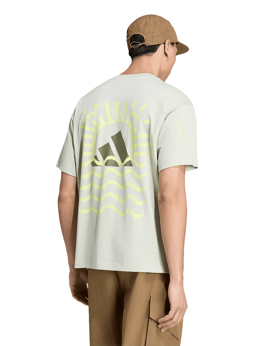 adidas Terrex - U ELEMENTS G T - oberteile & t-shirts - halgrn - 4