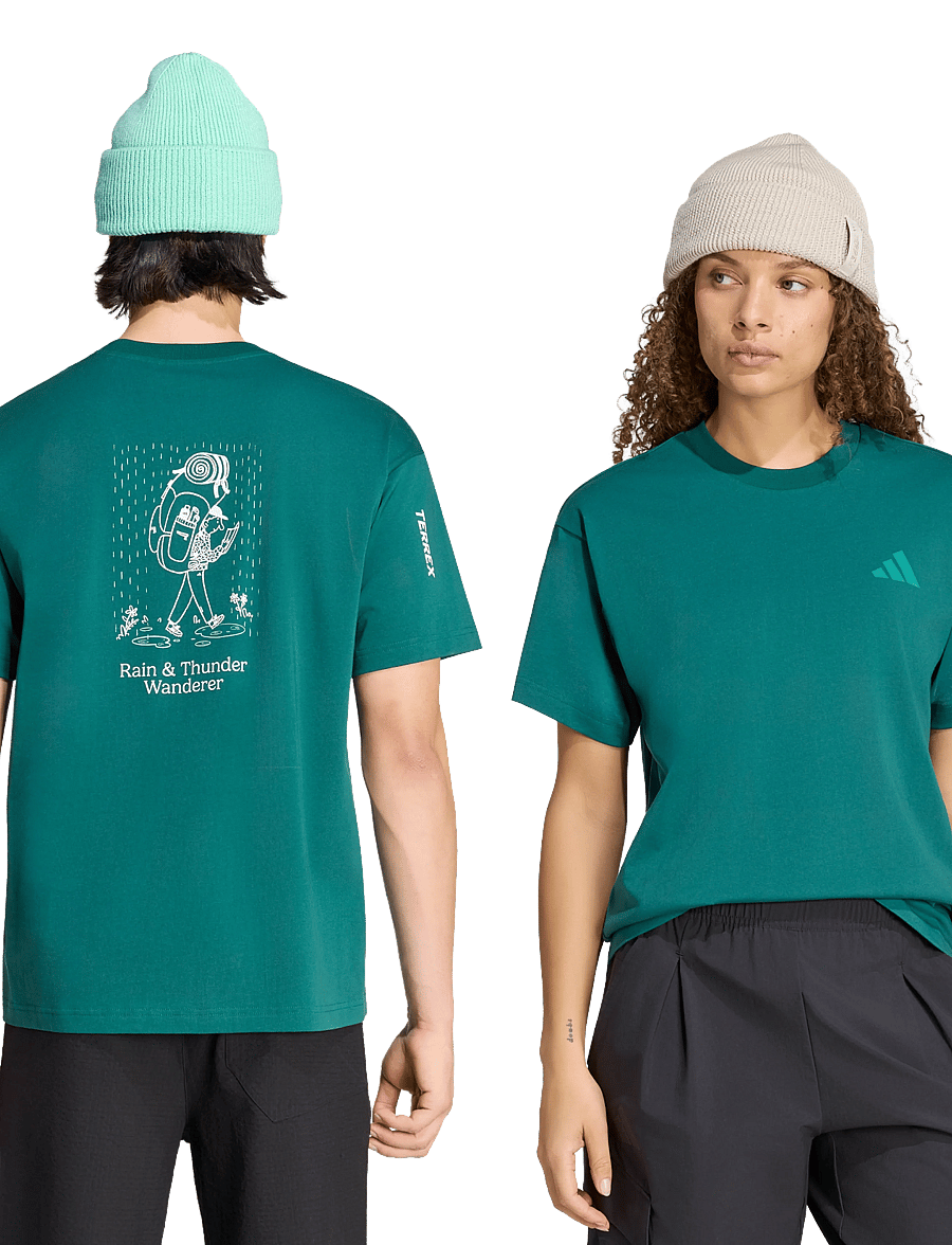 adidas Terrex - U WANDERER G T - oberteile & t-shirts - cgreen - 2