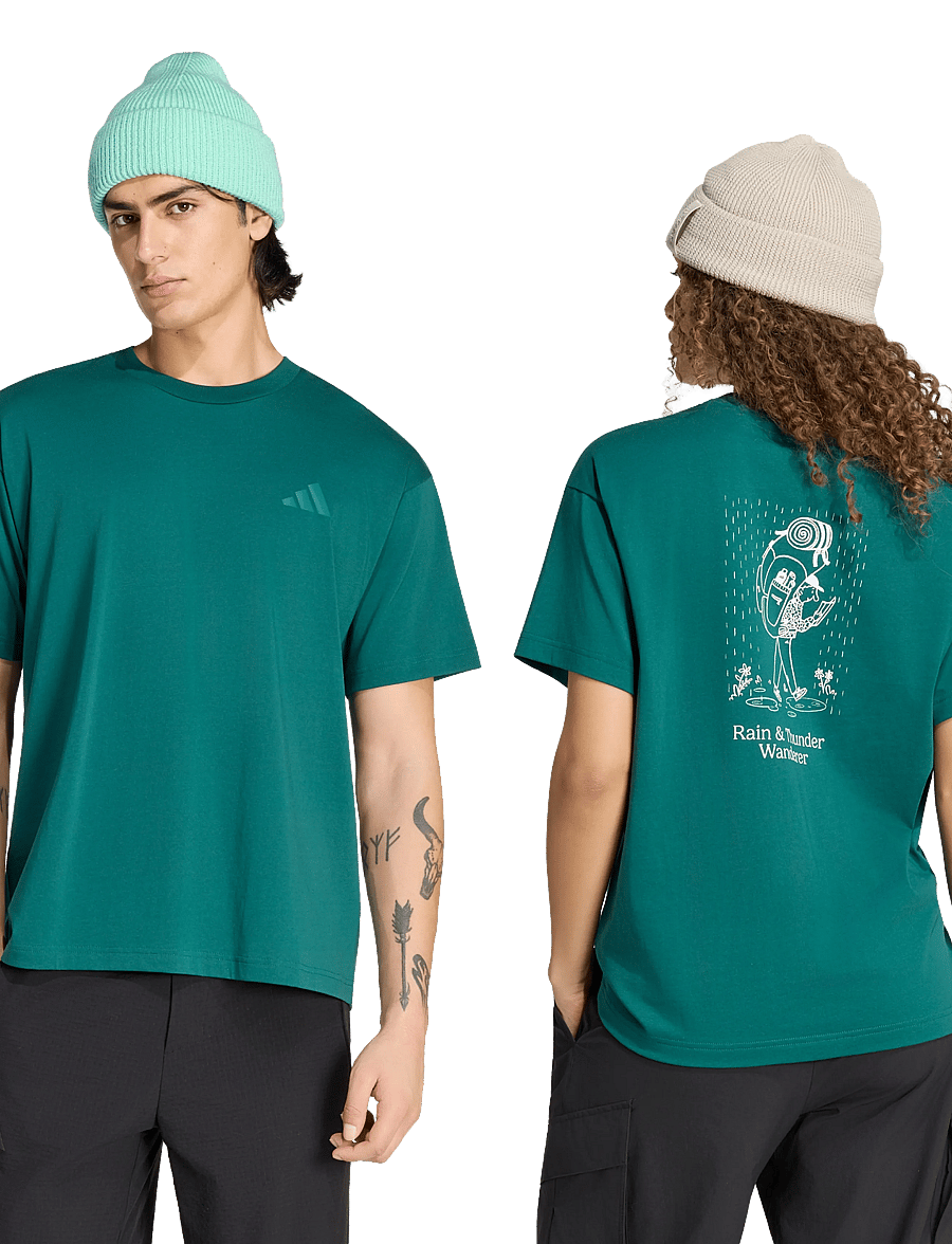 adidas Terrex - U WANDERER G T - oberteile & t-shirts - cgreen - 3