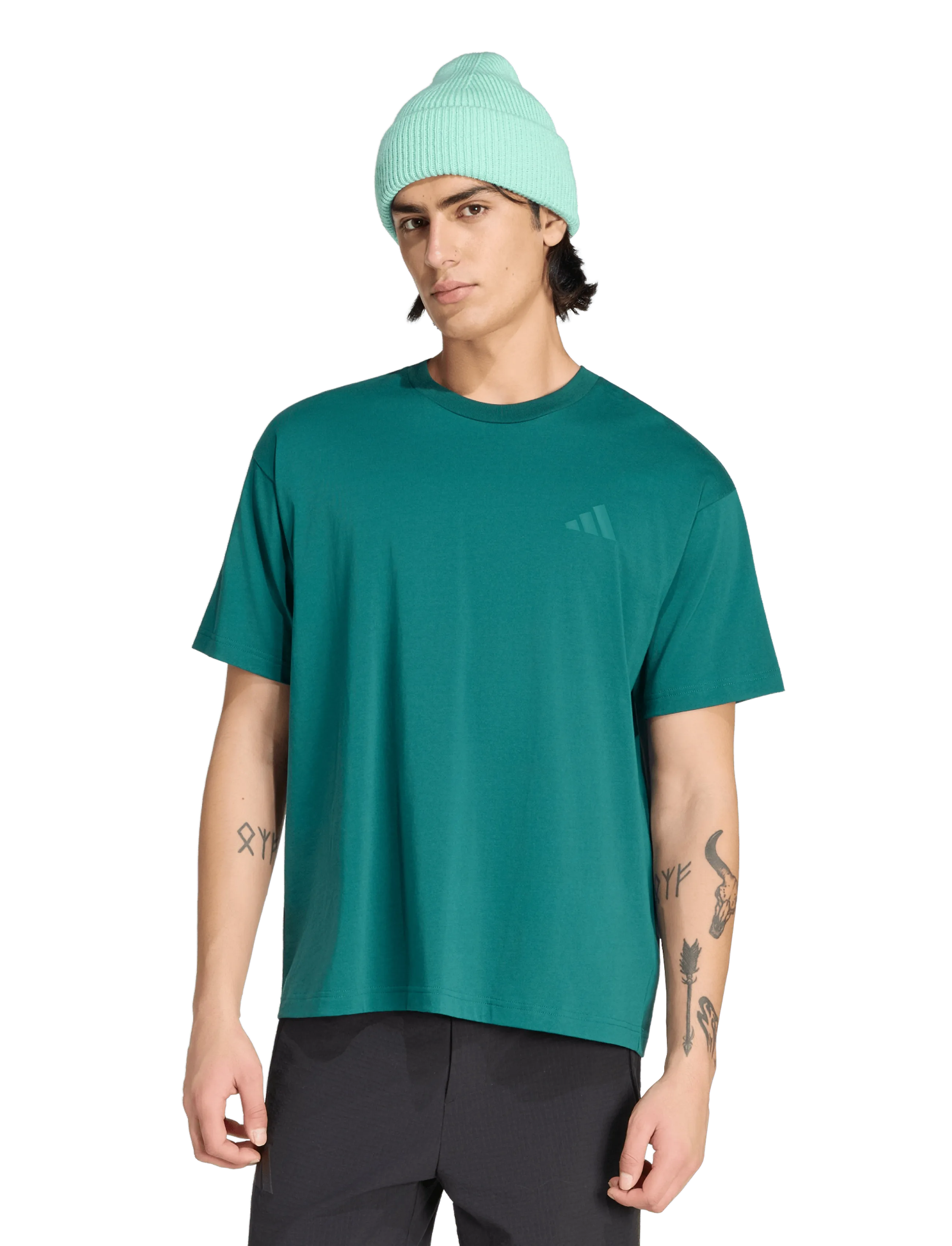 adidas Terrex - U WANDERER G T - oberteile & t-shirts - cgreen - 4