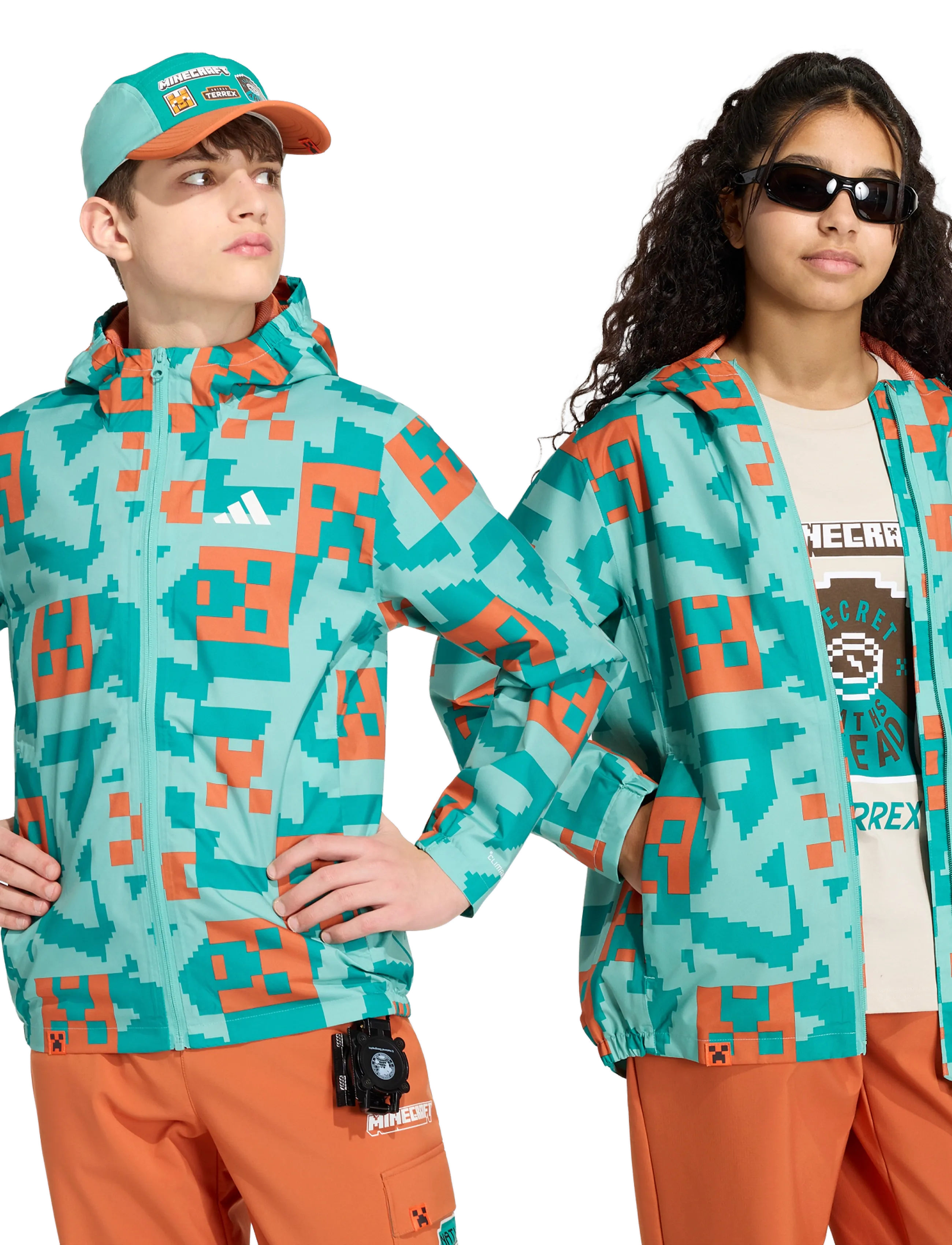 adidas Terrex - K MC MT RN JKT - stfaoc/eqtgrn/foxora - 3