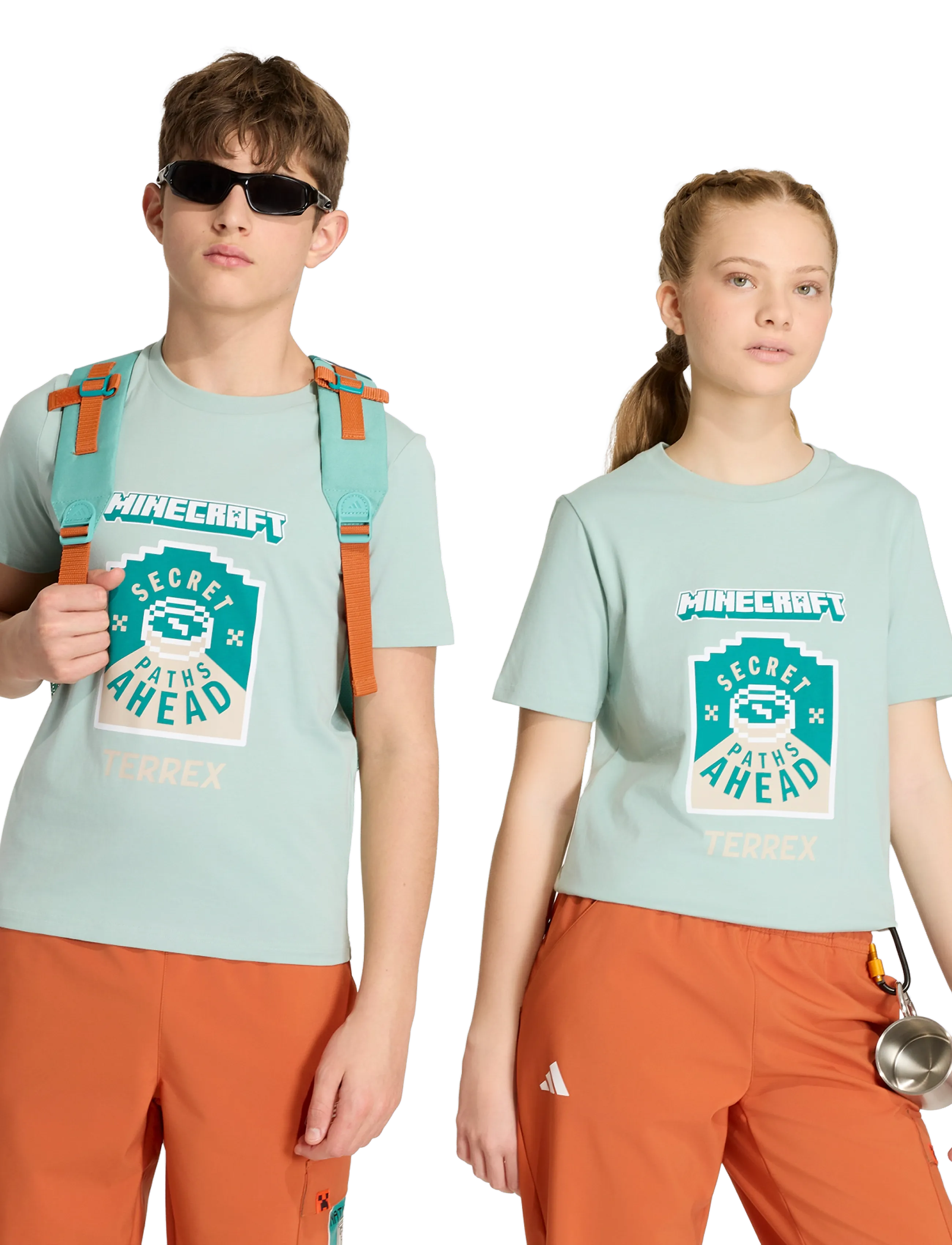 adidas Terrex - K  MC MT TEE - hazgrn - 3