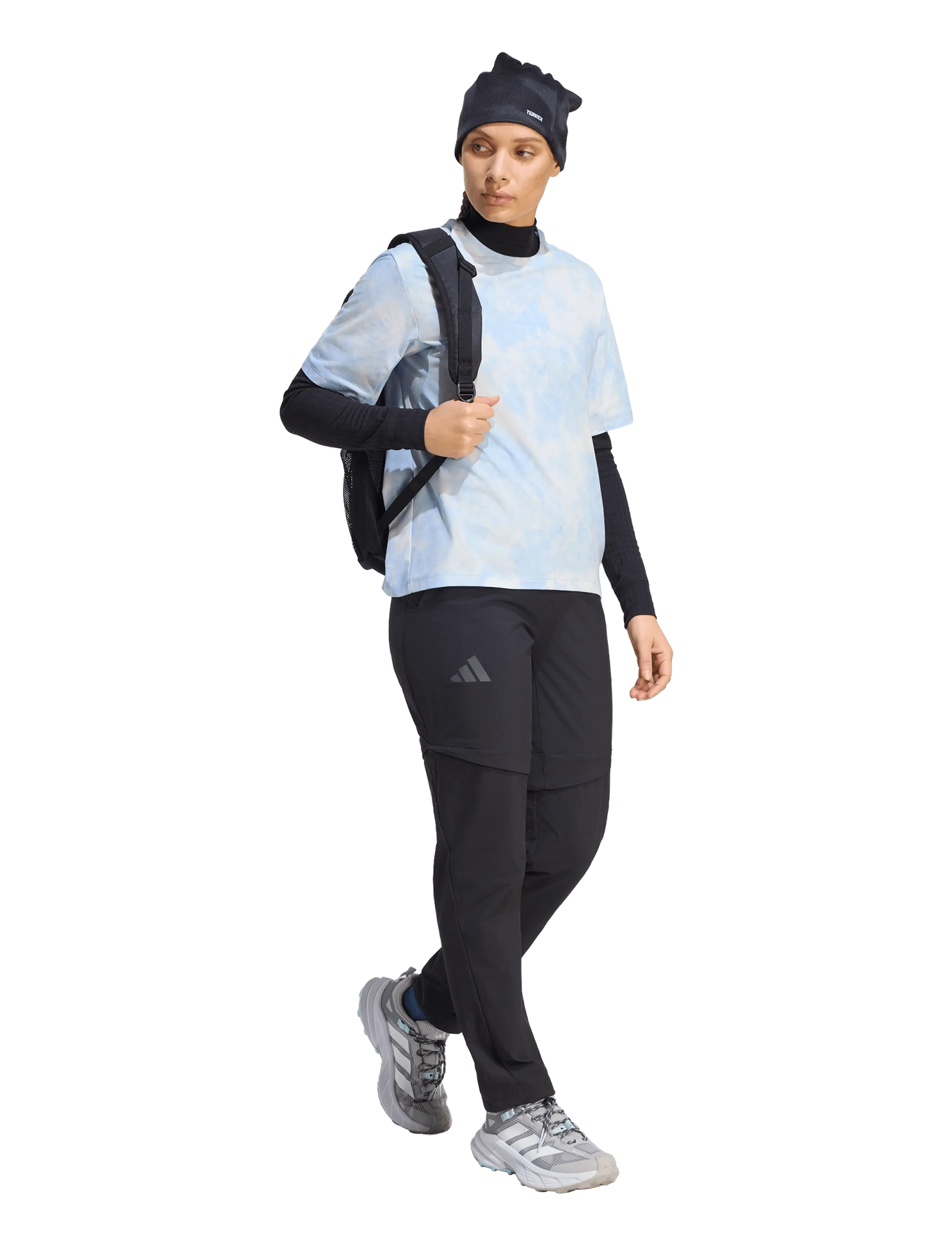 adidas Terrex W MT ZIP OFF P - Byxor - BLACK / black