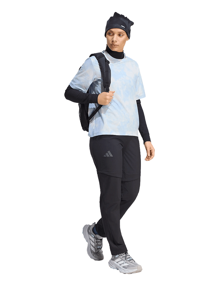adidas Terrex - W MT ZIP OFF P - friluftsbyxor - black - 0