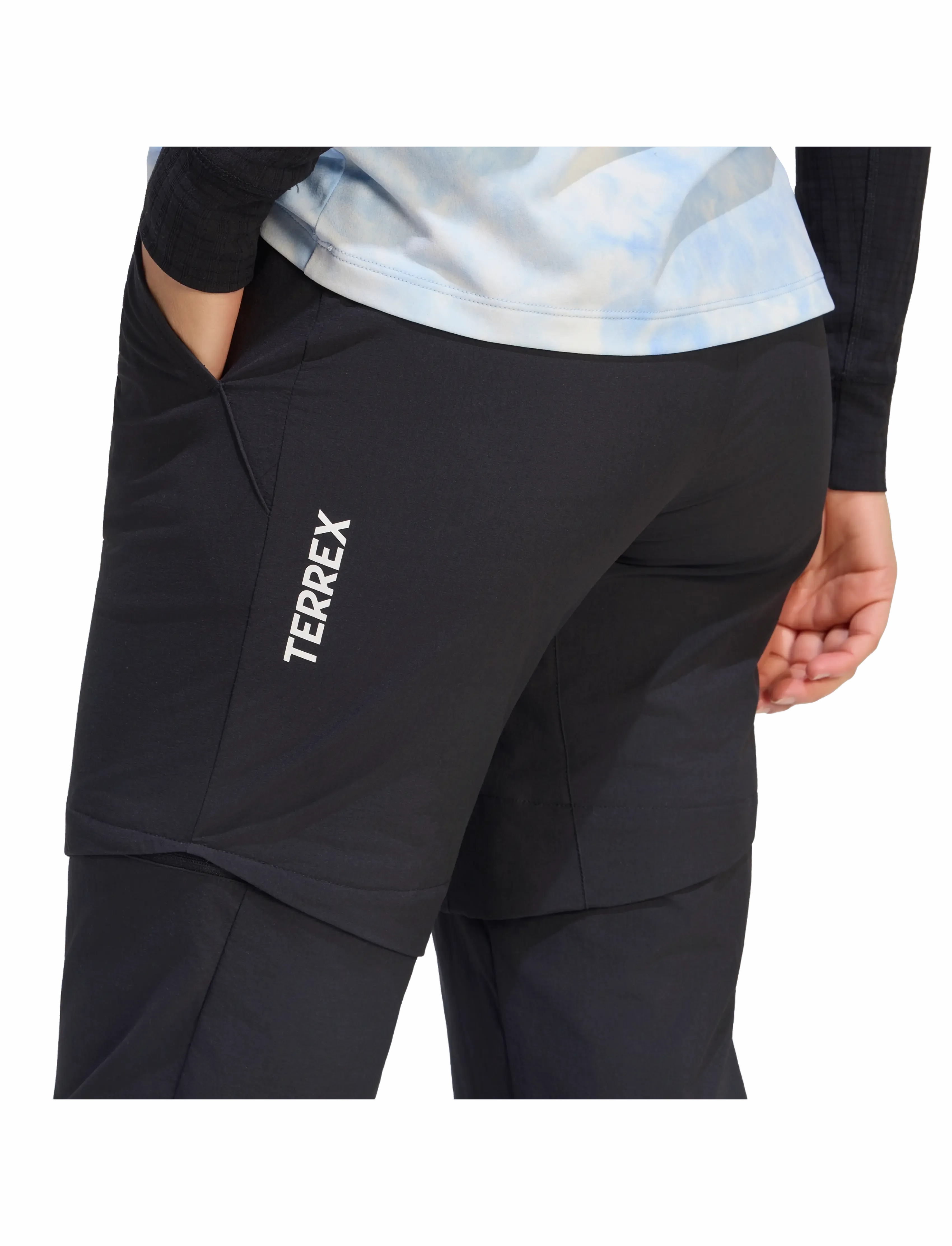 adidas Terrex - W MT ZIP OFF P - friluftsbyxor - black - 3