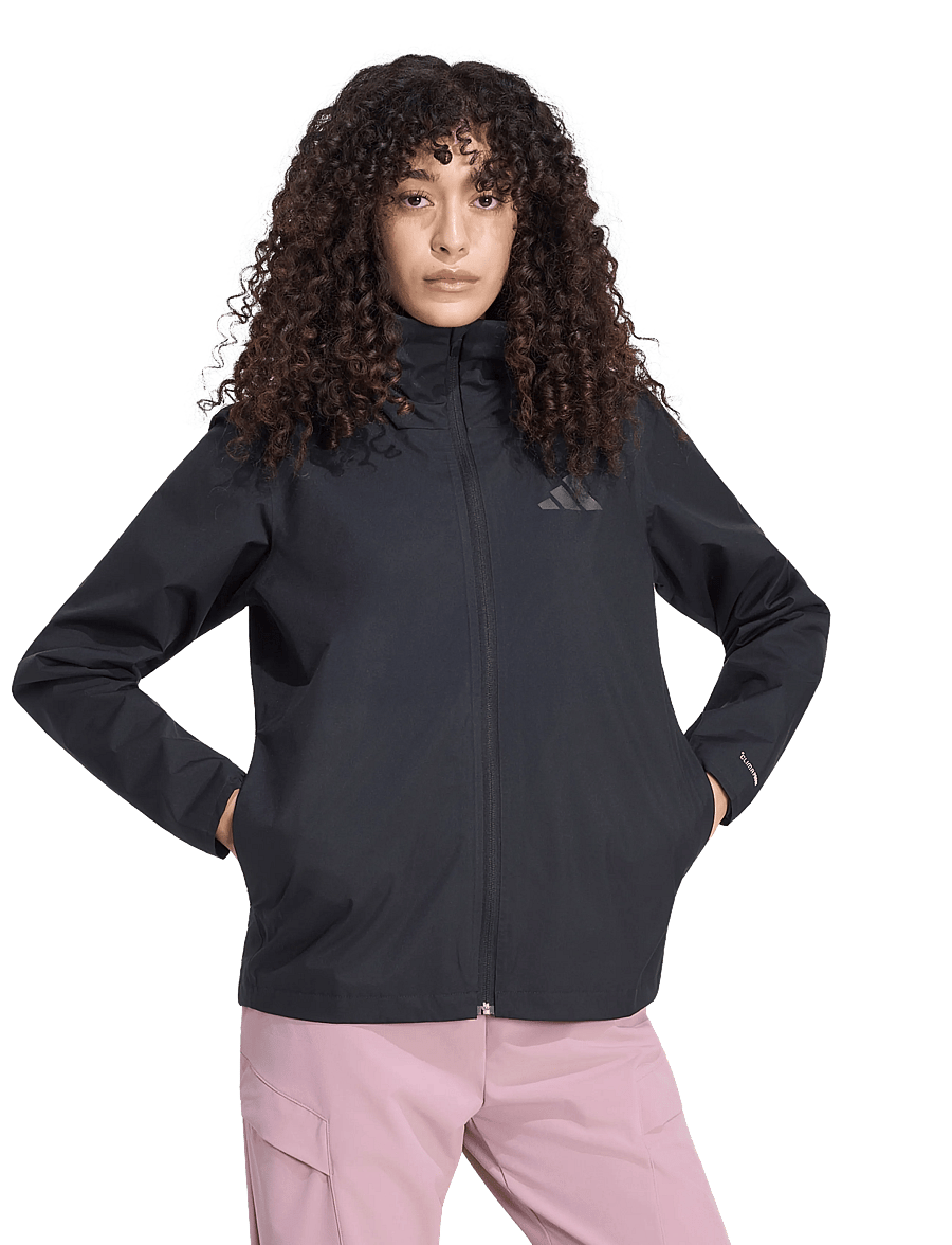 adidas Terrex - W MT ESS 2L R J - friluftsjakker - black - 0