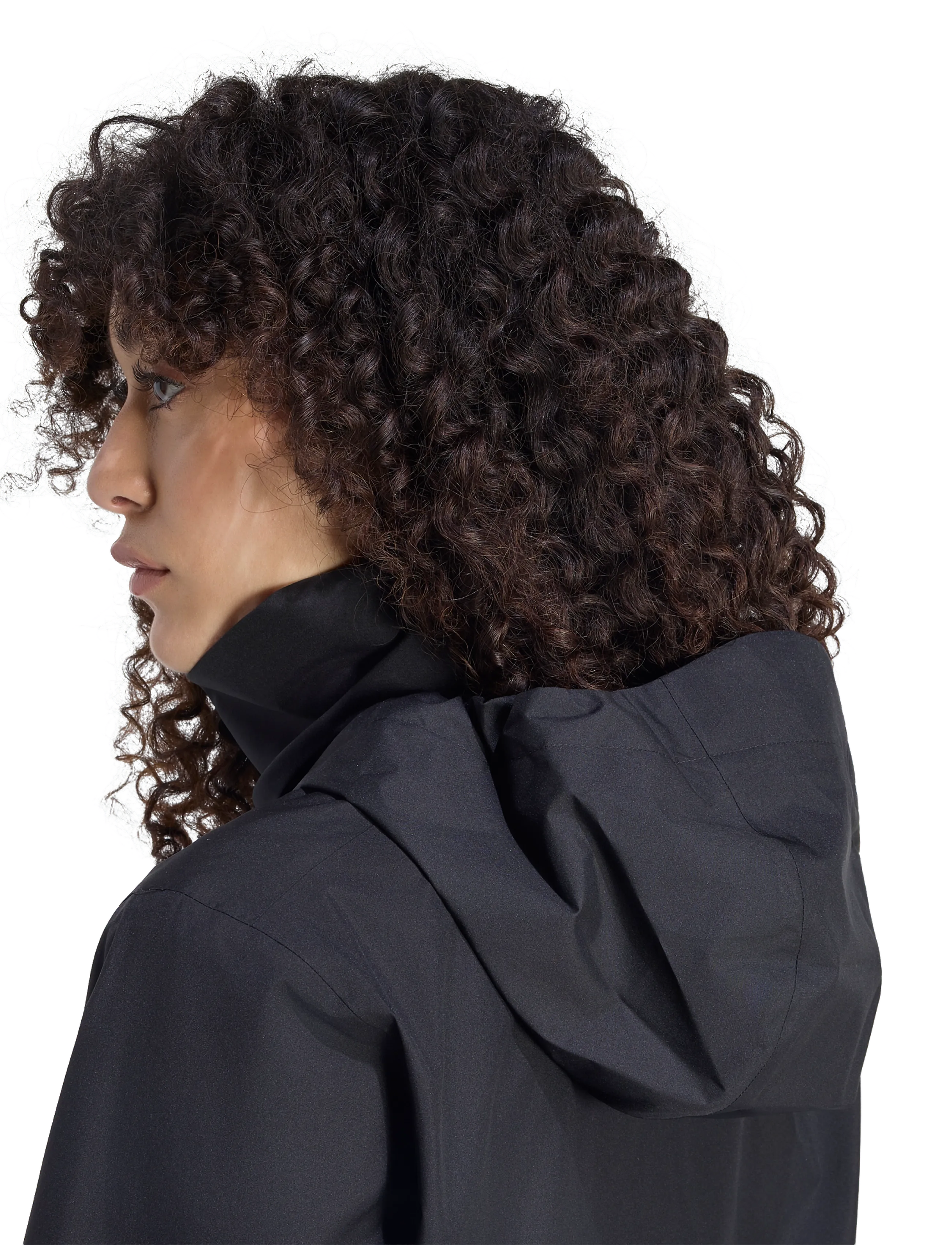 adidas Terrex - W MT ESS 2L R J - outdoor & rain jackets - black - 5