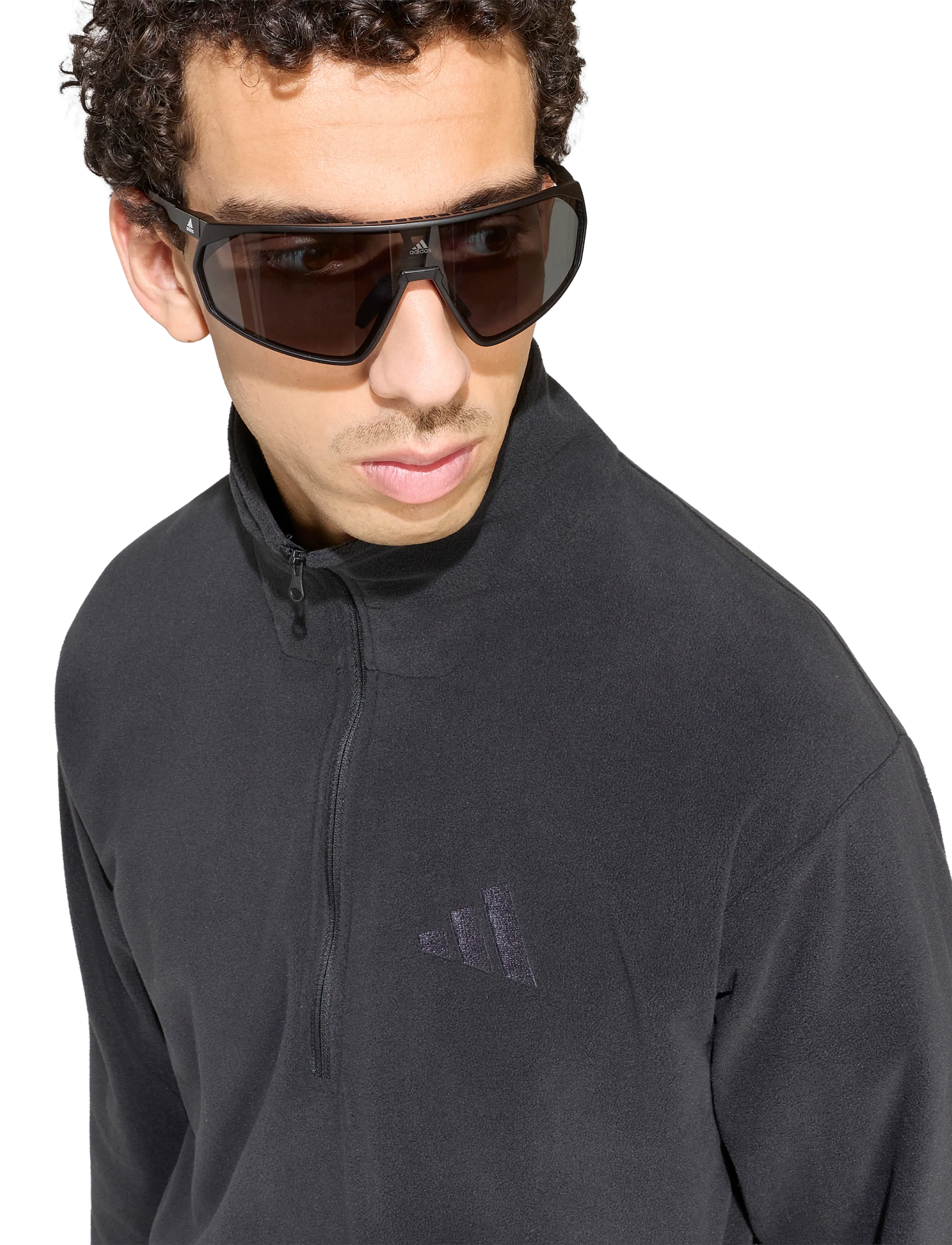 adidas Terrex - MT ESS HZ FL - fleece & mellanlager - black - 3