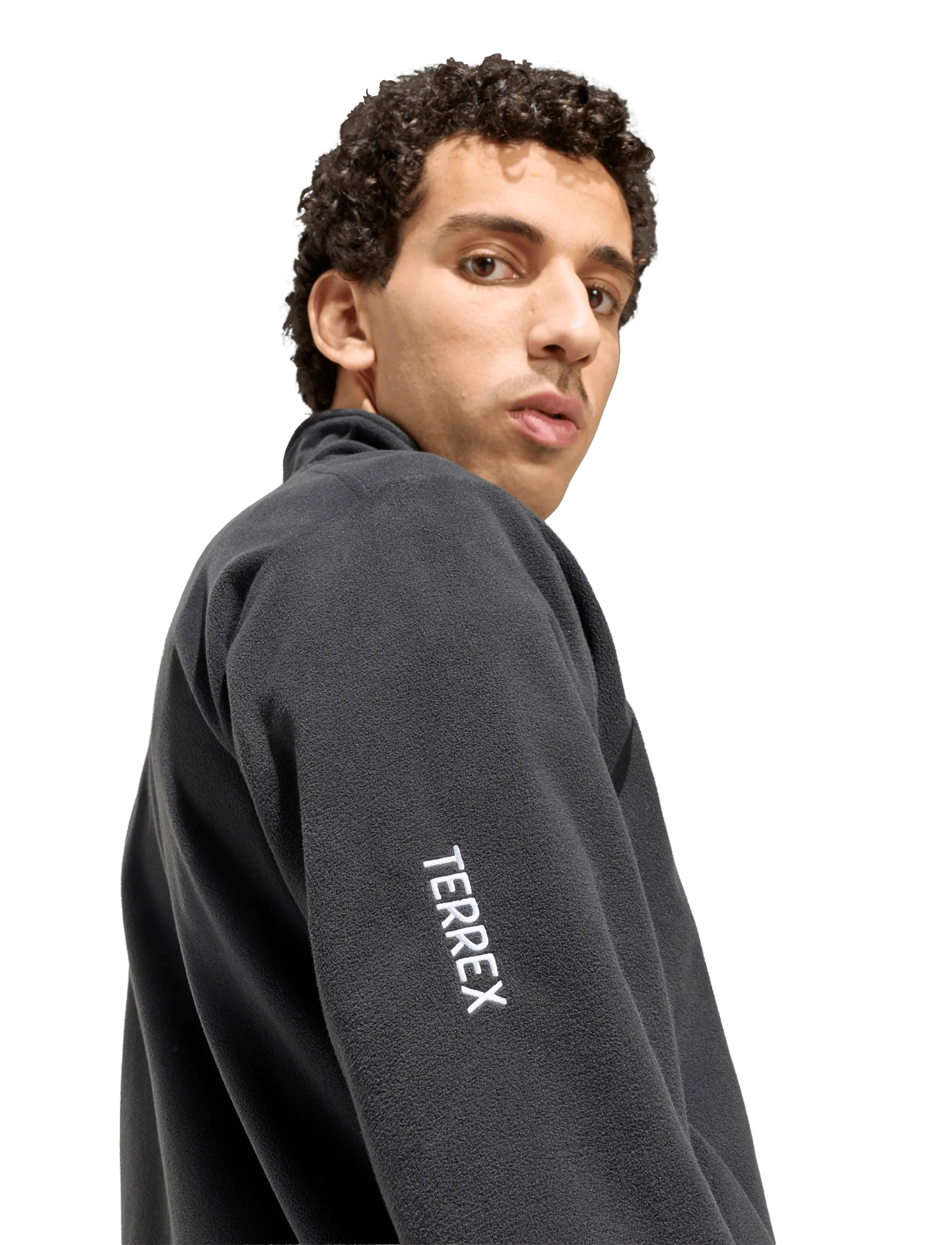 adidas Terrex - MT ESS HZ FL - fleece & mellanlager - black - 4
