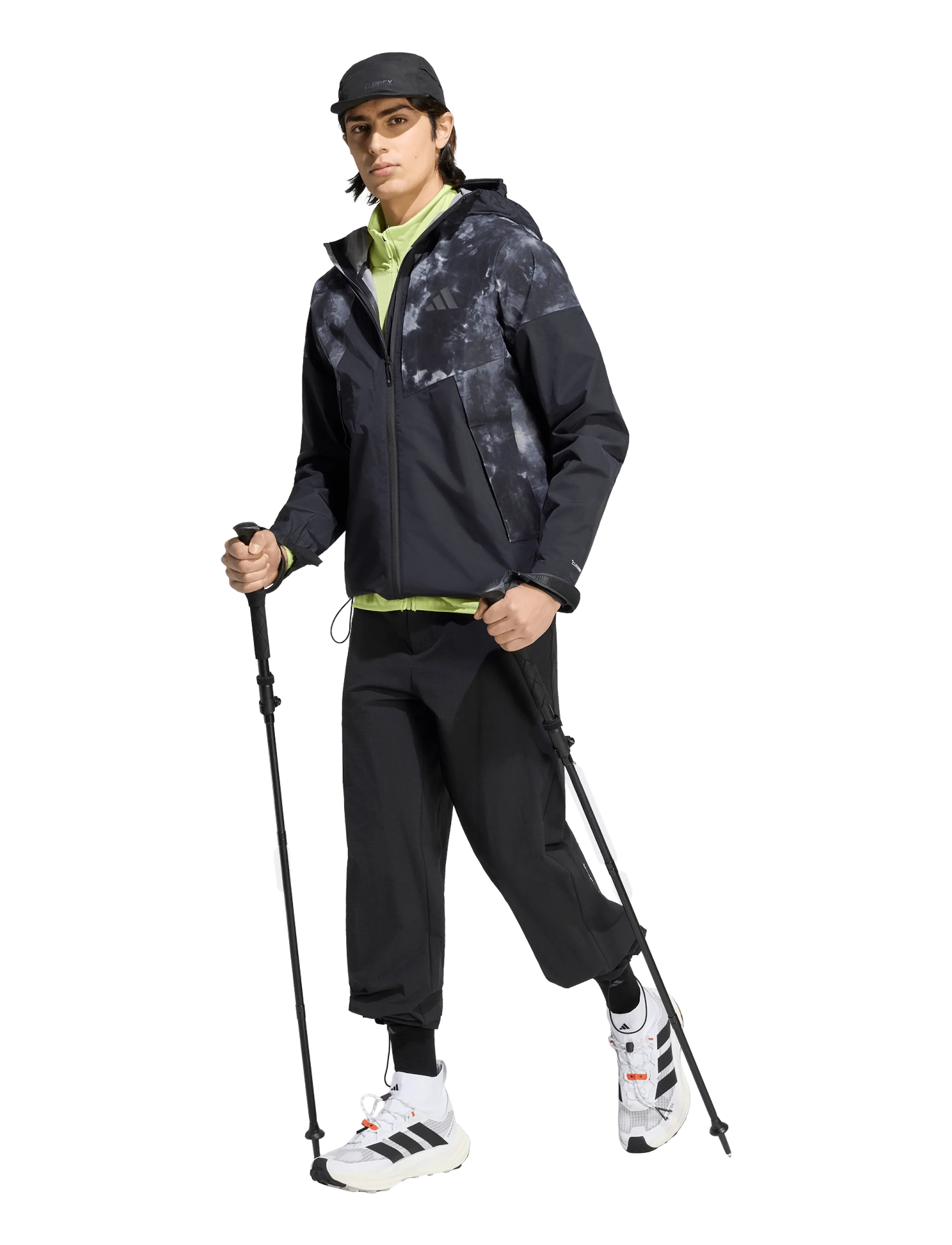 adidas Terrex Xpr H Sd Pk J, Udendørs Hættejakke, Sort, Str: XL