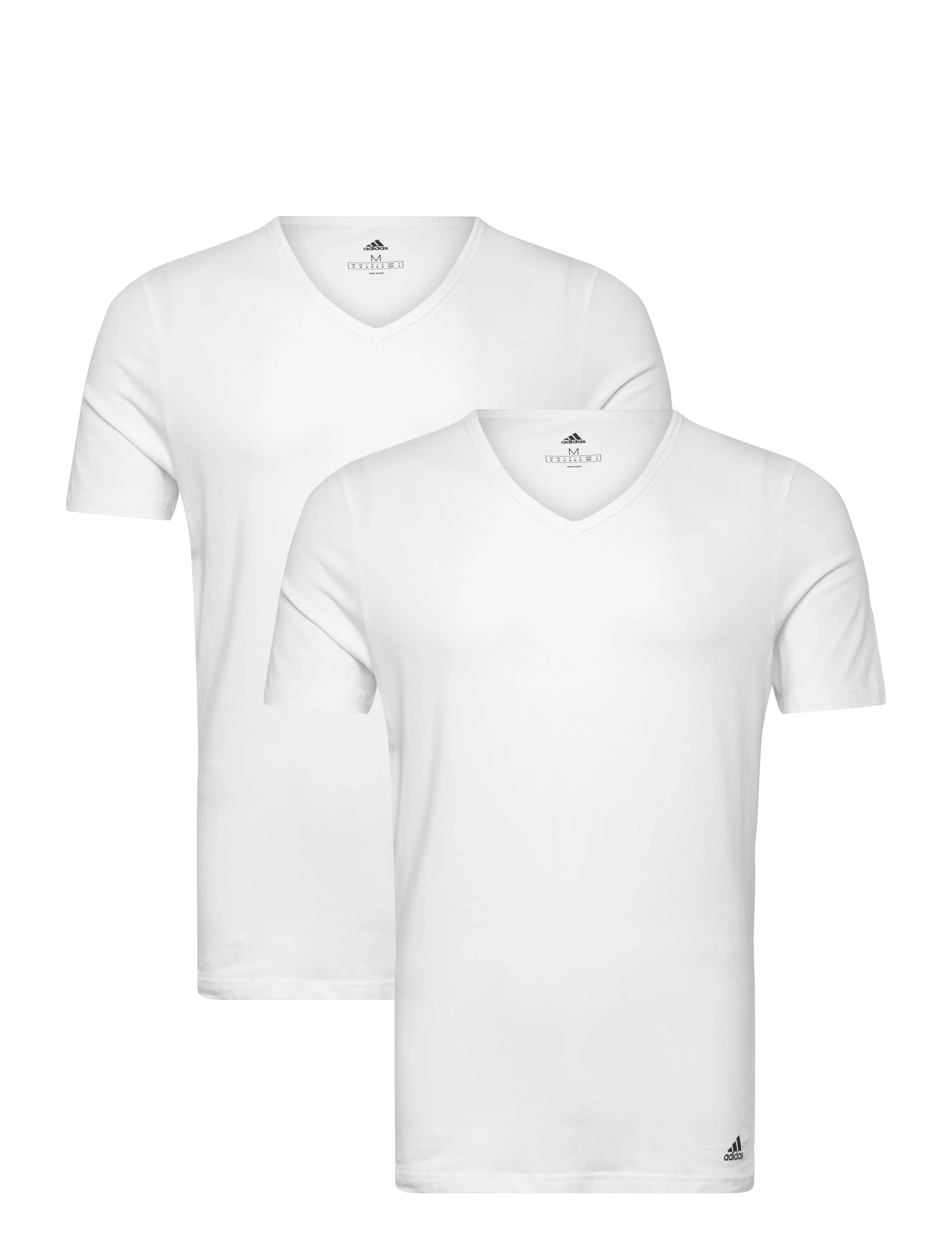 adidas Underwear V-Neck - T-Shirts - WHITE / white