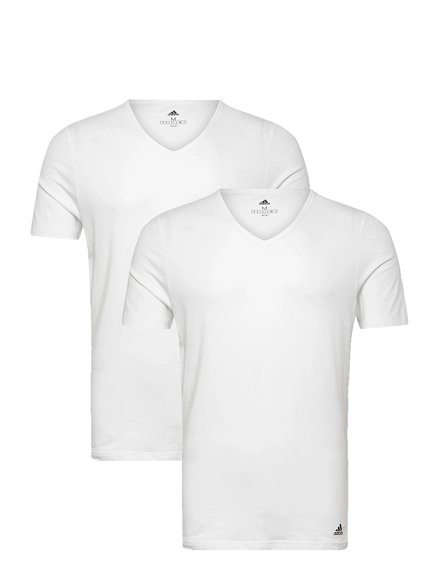 adidas Underwear - V-Neck - oberteile & t-shirts - white - 0