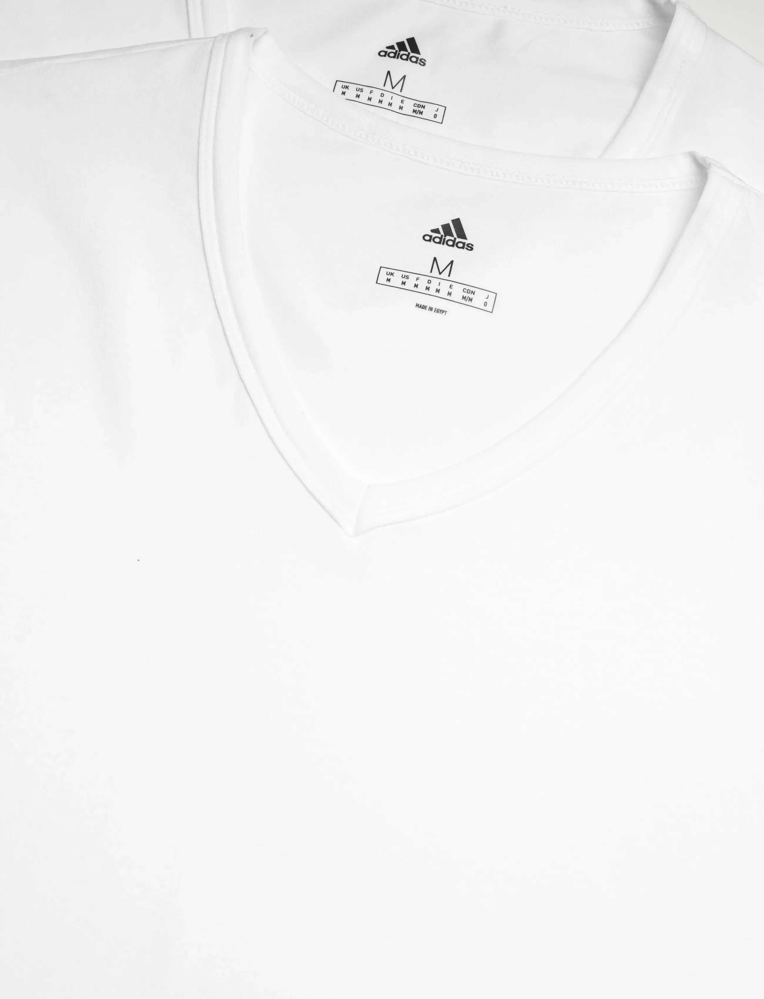 adidas Underwear - V-Neck - short-sleeved t-shirts - white - 1