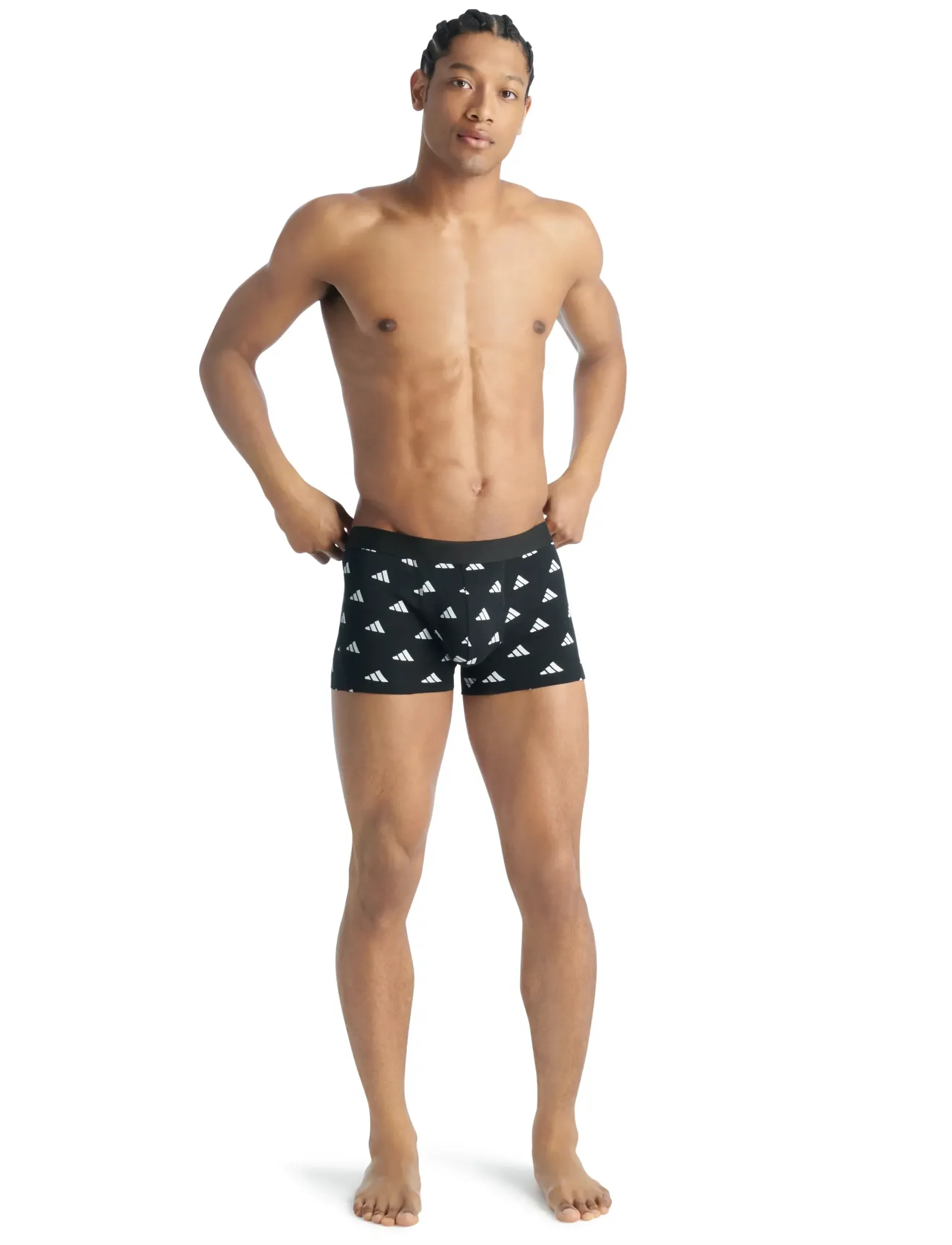 adidas Underwear Trunks, Mænd, Boxershorts 3-Pak, Sort, Str: L