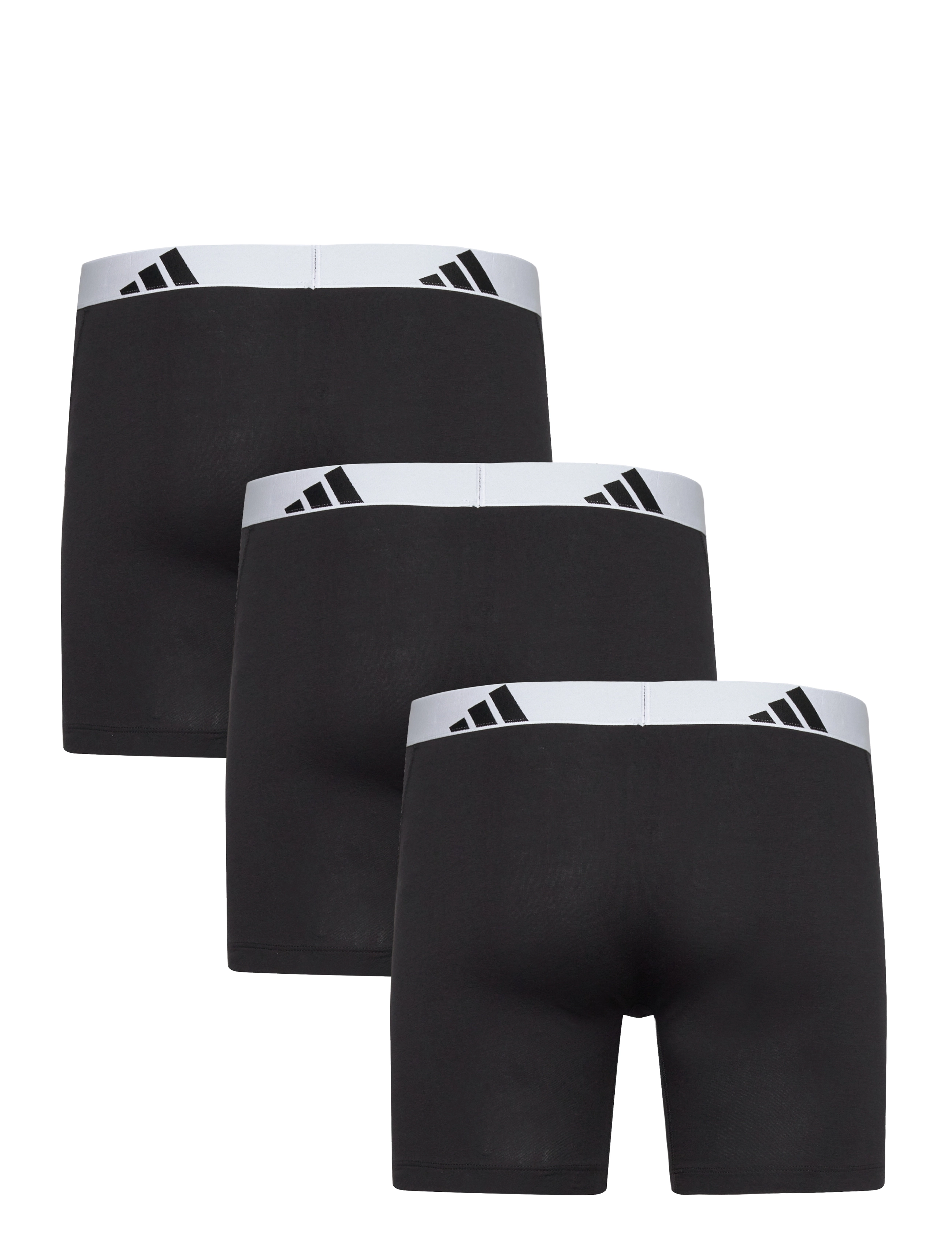 adidas Underwear - Boxer Brief (3PK) - Active Flex Cotton - boxerkalsonger - black - 1