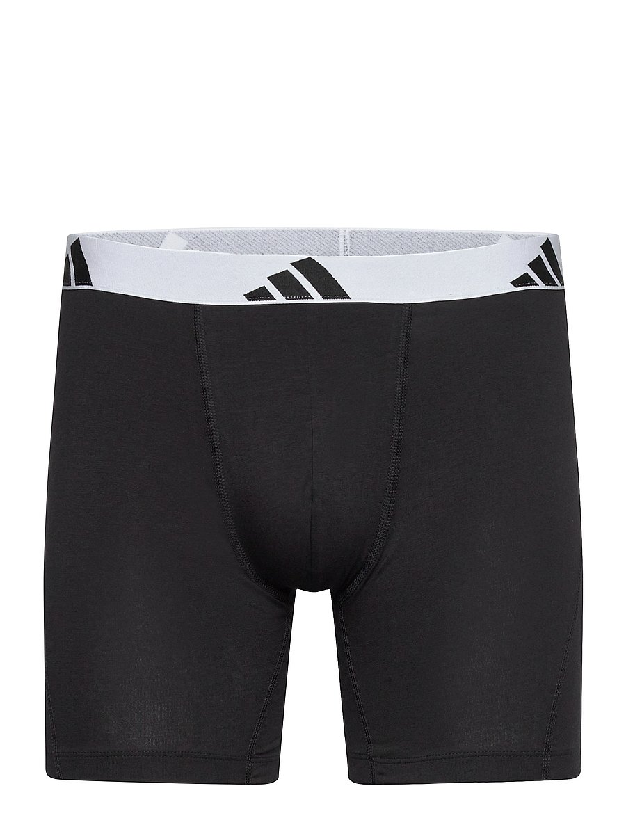 adidas Underwear - Boxer Brief (3PK) - Active Flex Cotton - boxerkalsonger - black - 2