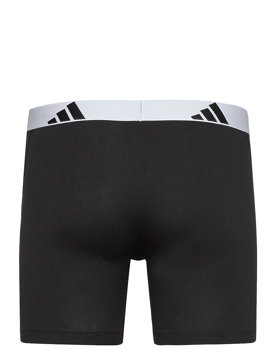 adidas Underwear - Boxer Brief (3PK) - Active Flex Cotton - boxerkalsonger - black - 3