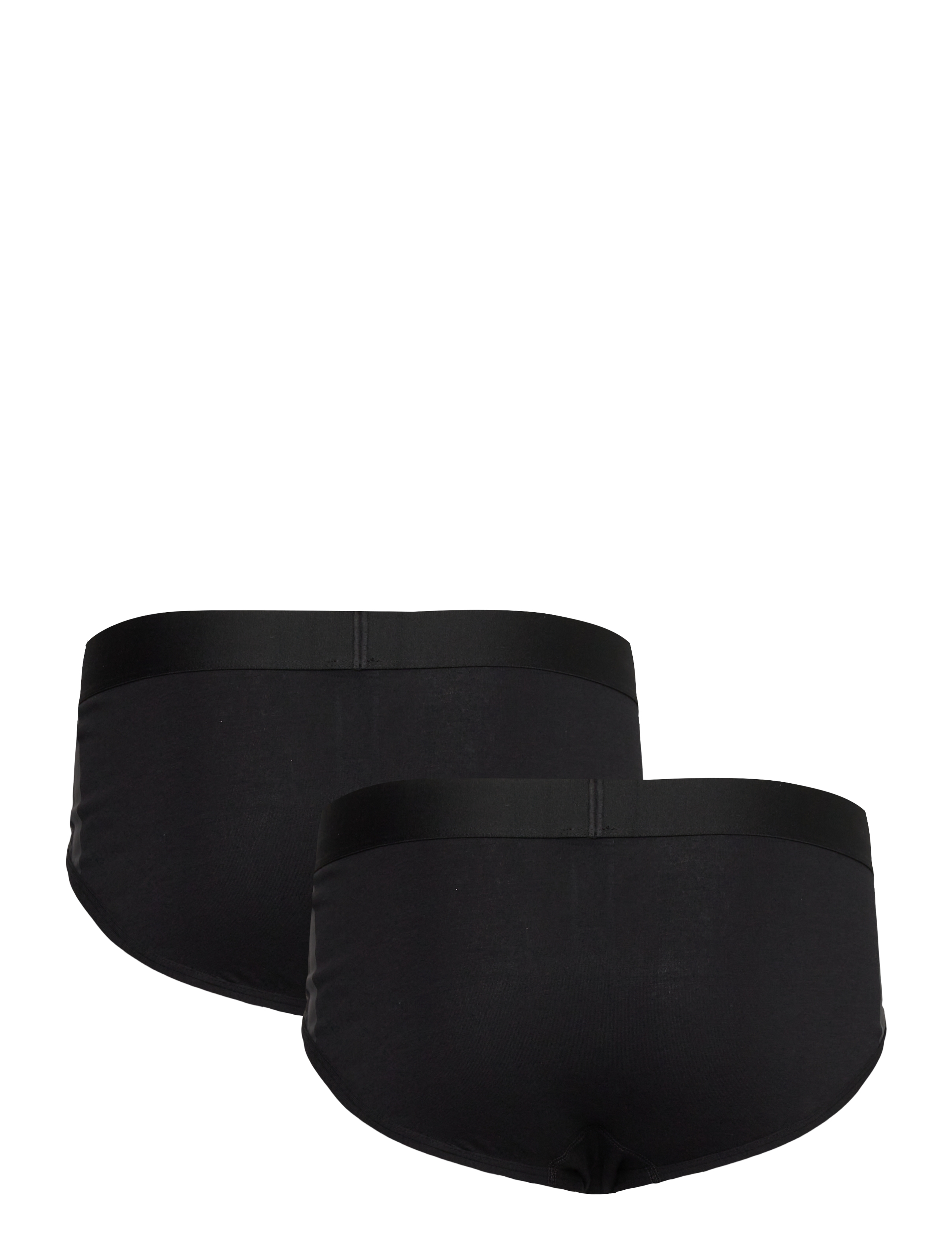 adidas Underwear - Low Rise Brief (2PK) - Active Flex Cotton 3 Stripes - laagste prijzen - black - 1