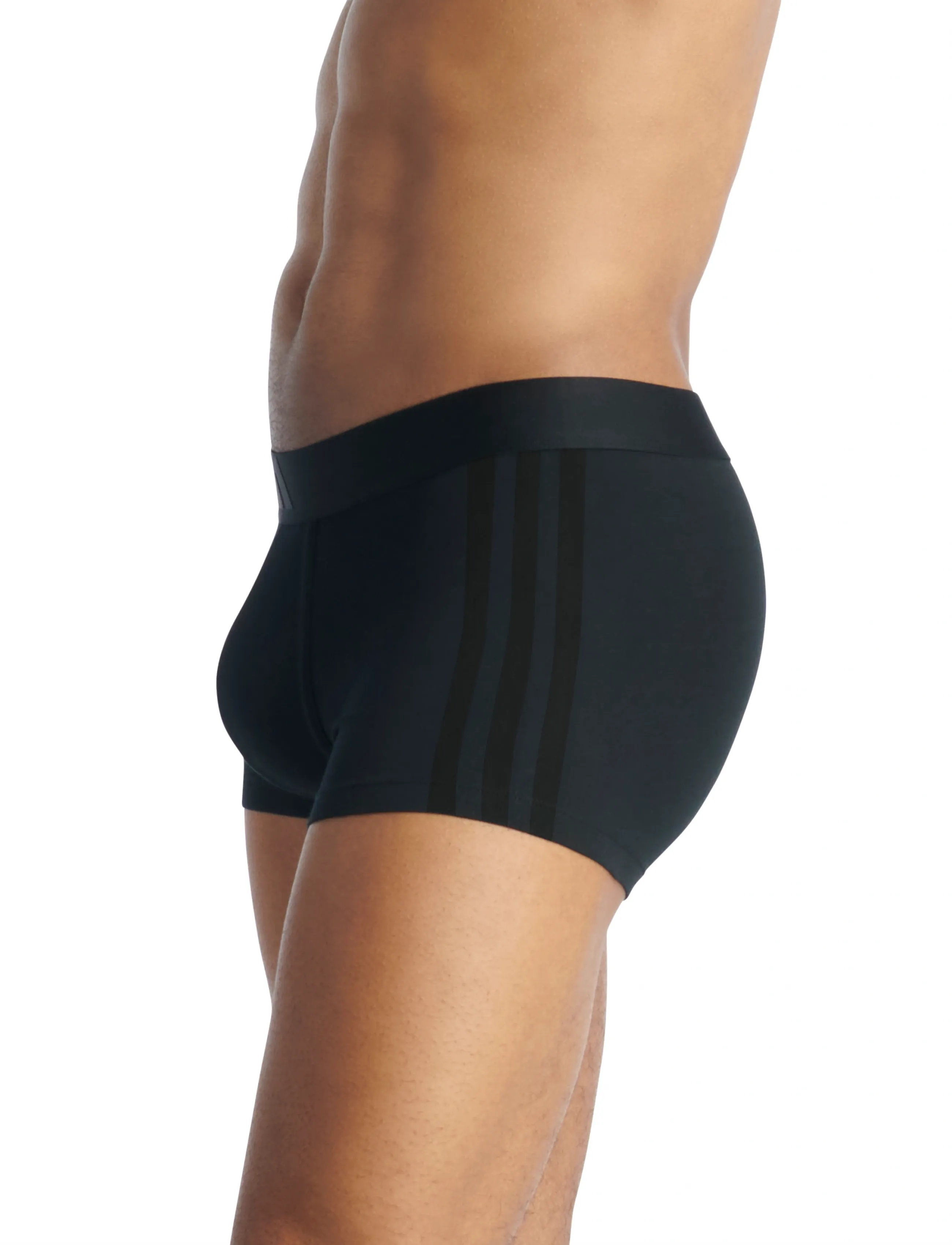 Adidas Active Flex Cotton 3-Stripes Low Rise Trunk Kalsonger 2-pack herr – bild 9