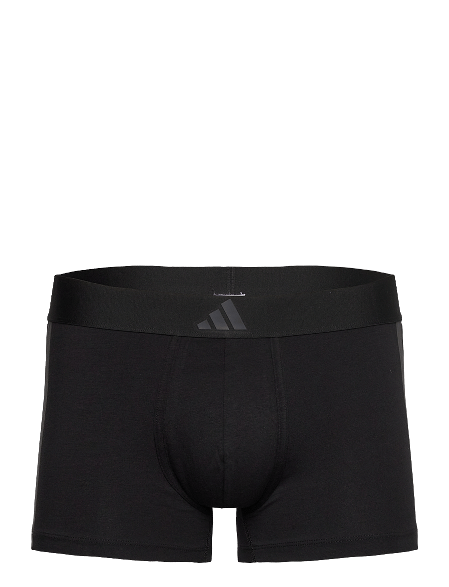 adidas Underwear - Low Rise Trunk (2PK) - Active Flex Cotton 3 Stripes - boxershorts - black/white - 2
