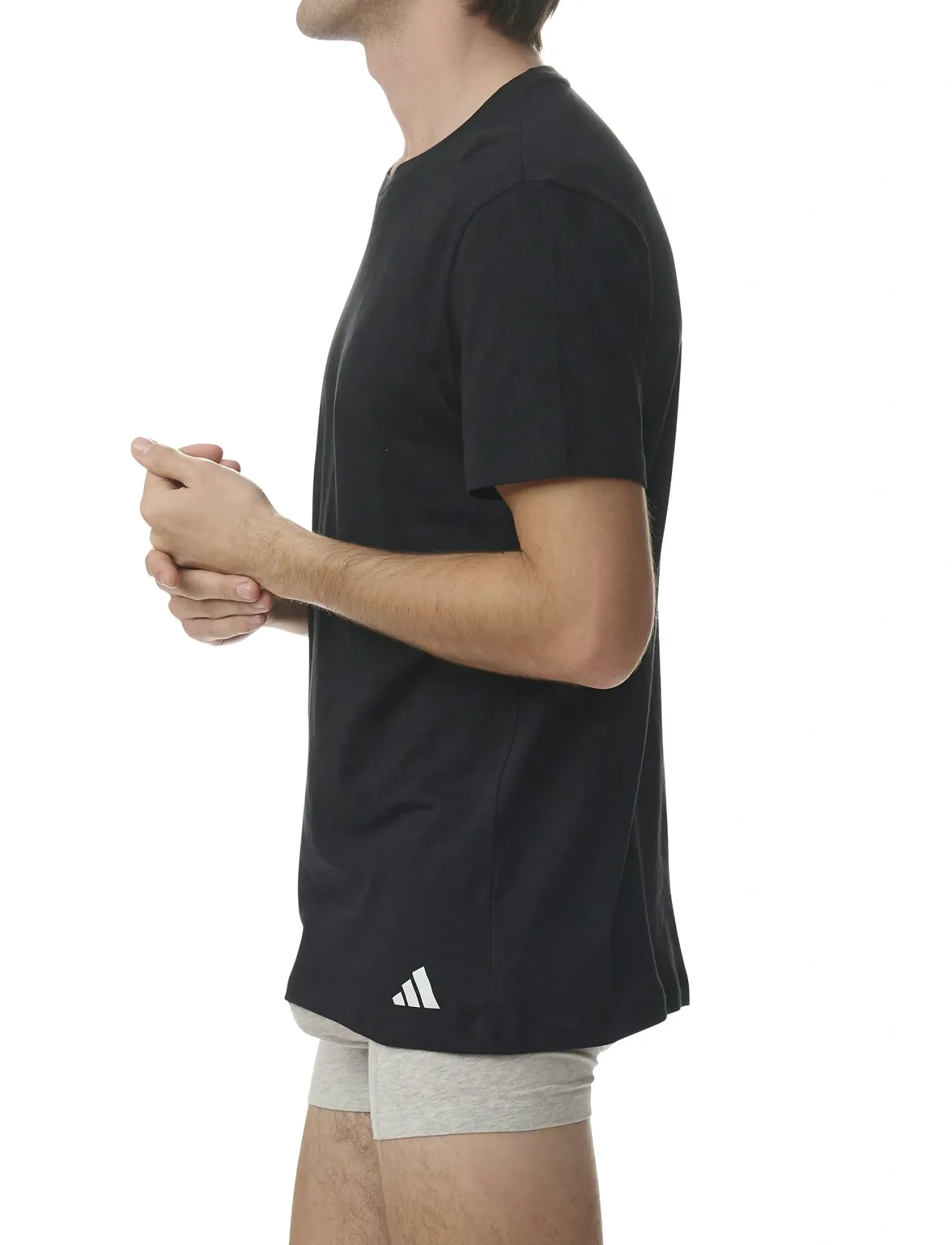 adidas Underwear Crew-Neck, M, Sport Oberteile, Schwarz - T-shirts, Männerswear