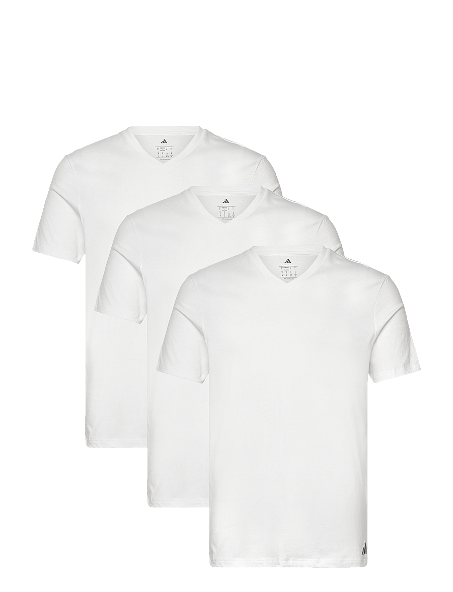 adidas Underwear - V-Neck - oberteile & t-shirts - white - 0