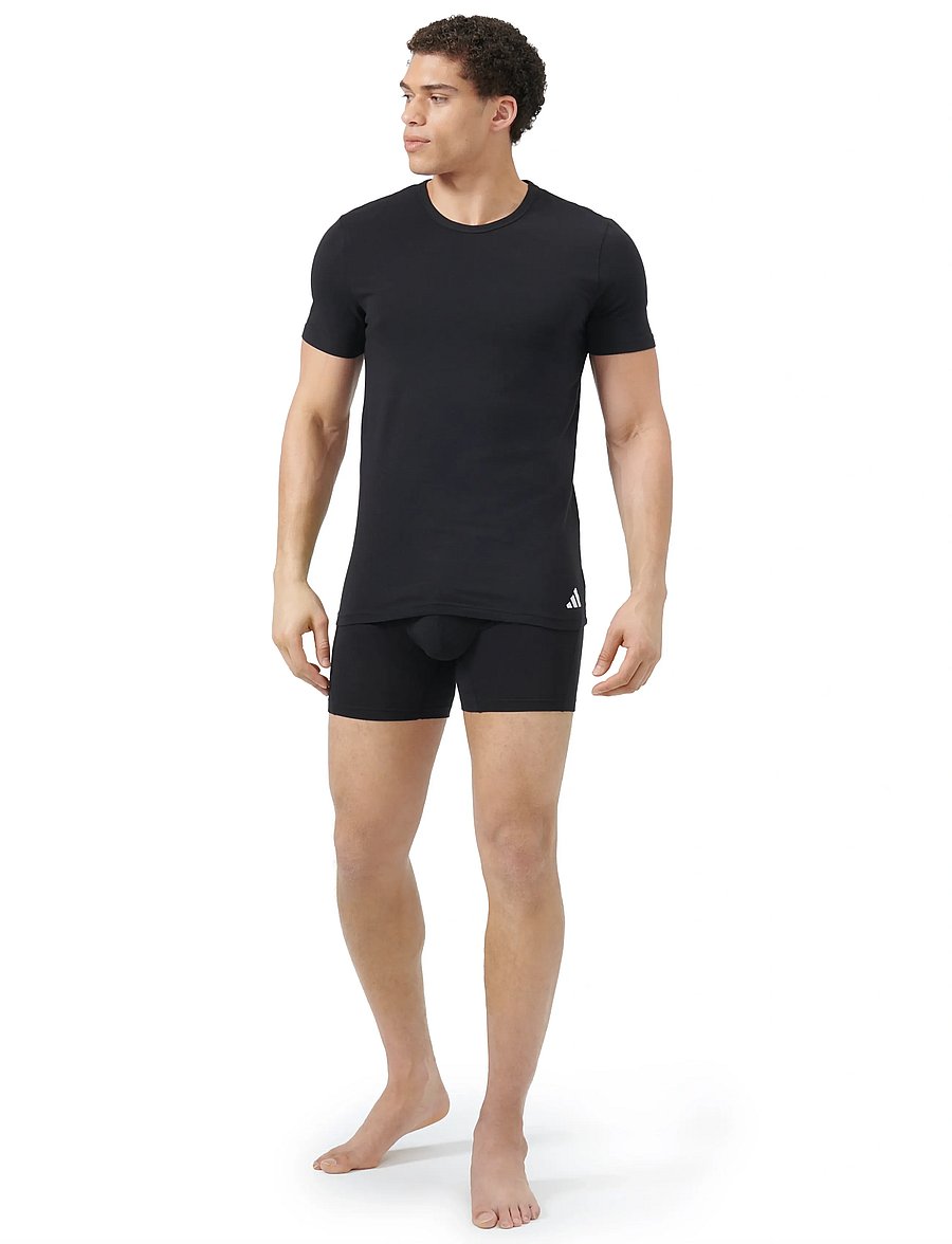 adidas Underwear - Crew-Neck - oberteile & t-shirts - black - 0