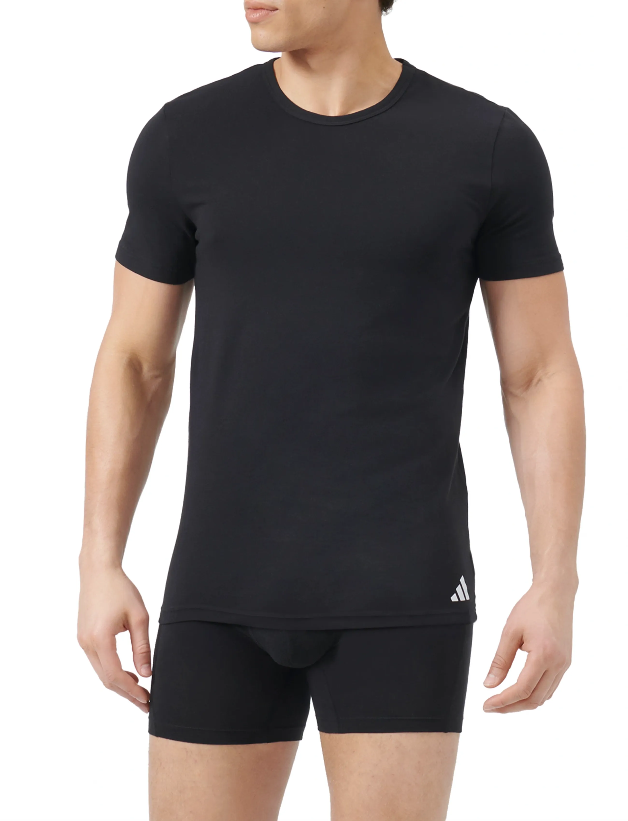 adidas Underwear - Crew-Neck - oberteile & t-shirts - black - 3