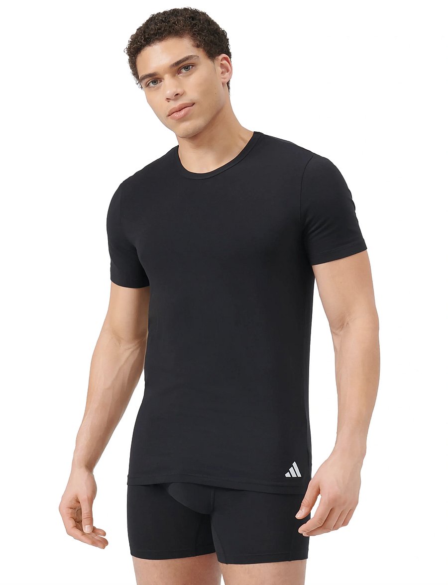 adidas Underwear - Crew-Neck - oberteile & t-shirts - black - 4