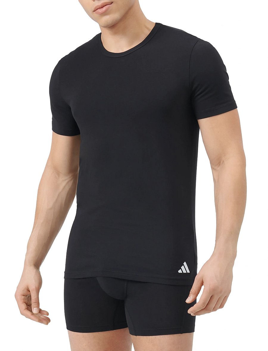 adidas Underwear - Crew-Neck - oberteile & t-shirts - black - 5