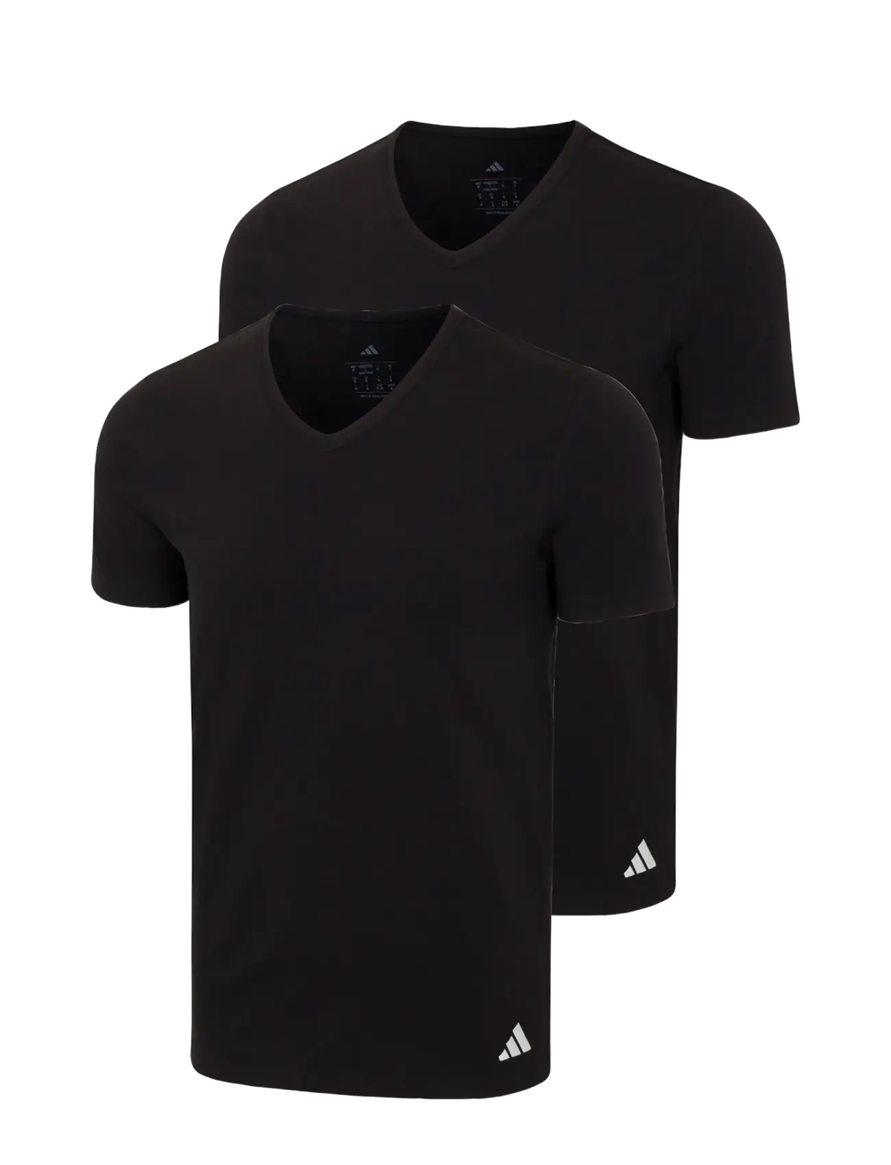 adidas Underwear V-Neck - T-Shirts - BLACK / black