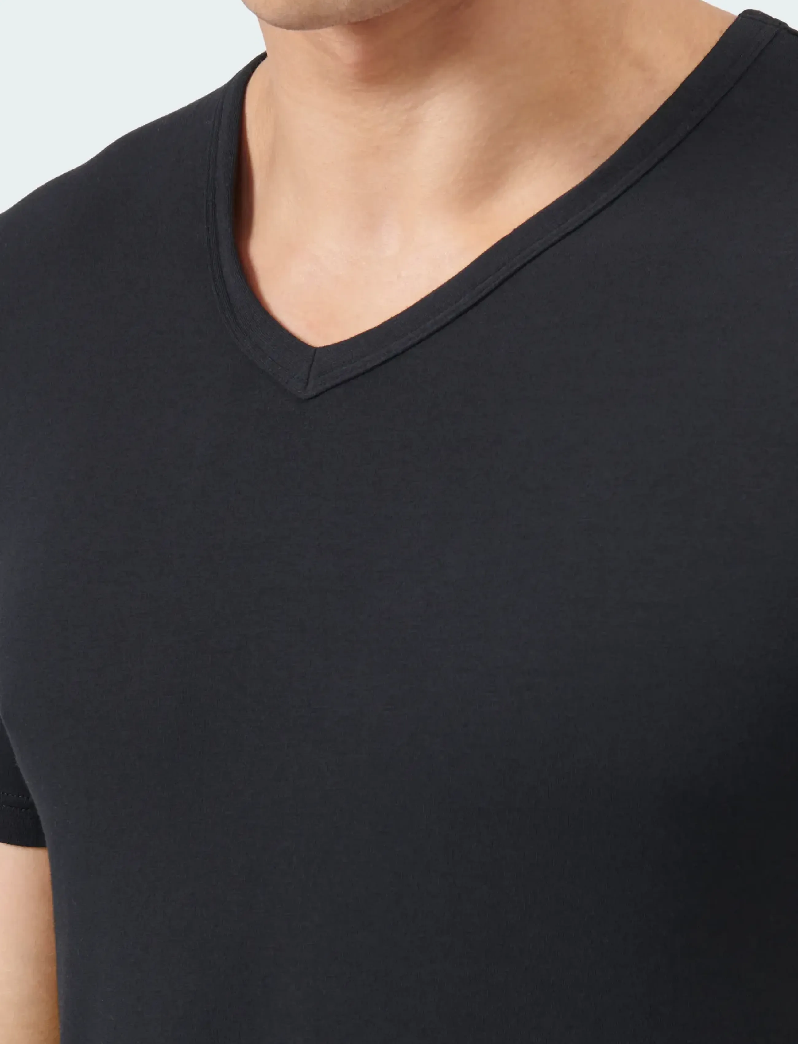 adidas Underwear V-Neck - T-shirts - BLACK / black