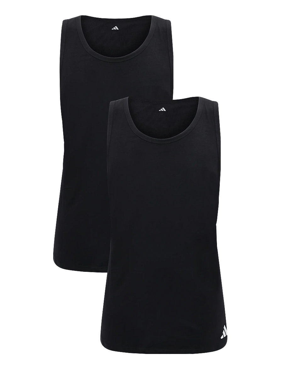 adidas Underwear - Tank Top - palaidinės ir marškinėliai - black - 1