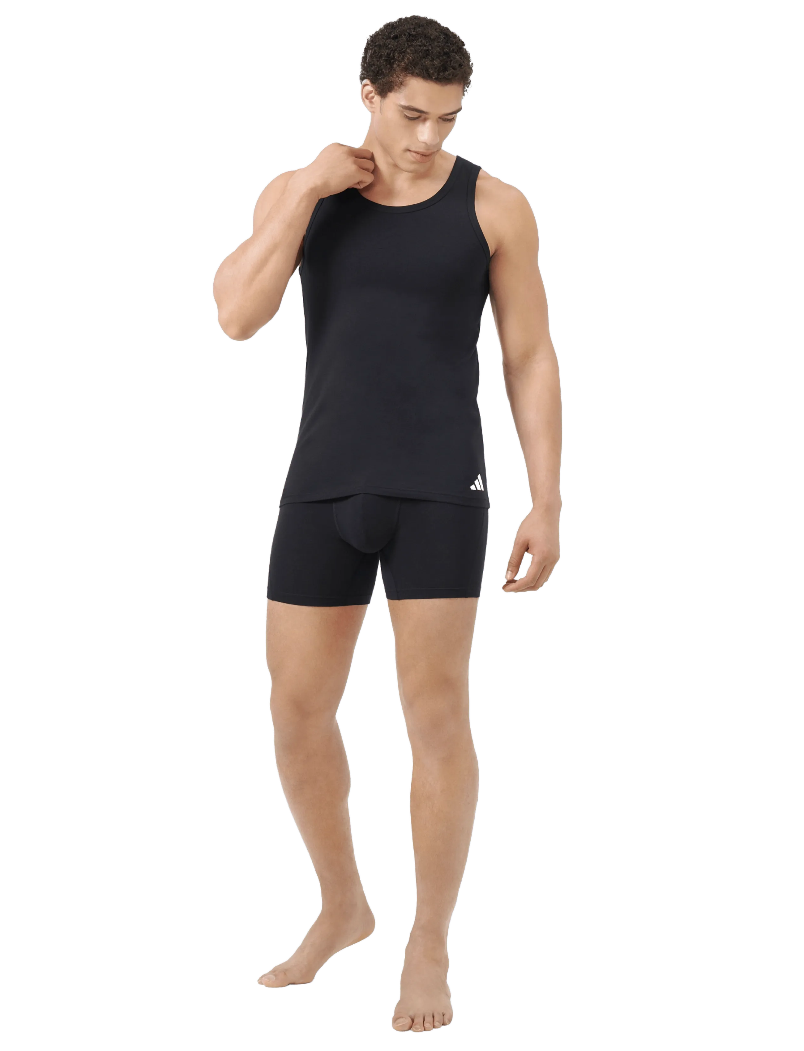 adidas Underwear Tank Top, Mænd, Tanktop 2-Pak, Sort, Str: L