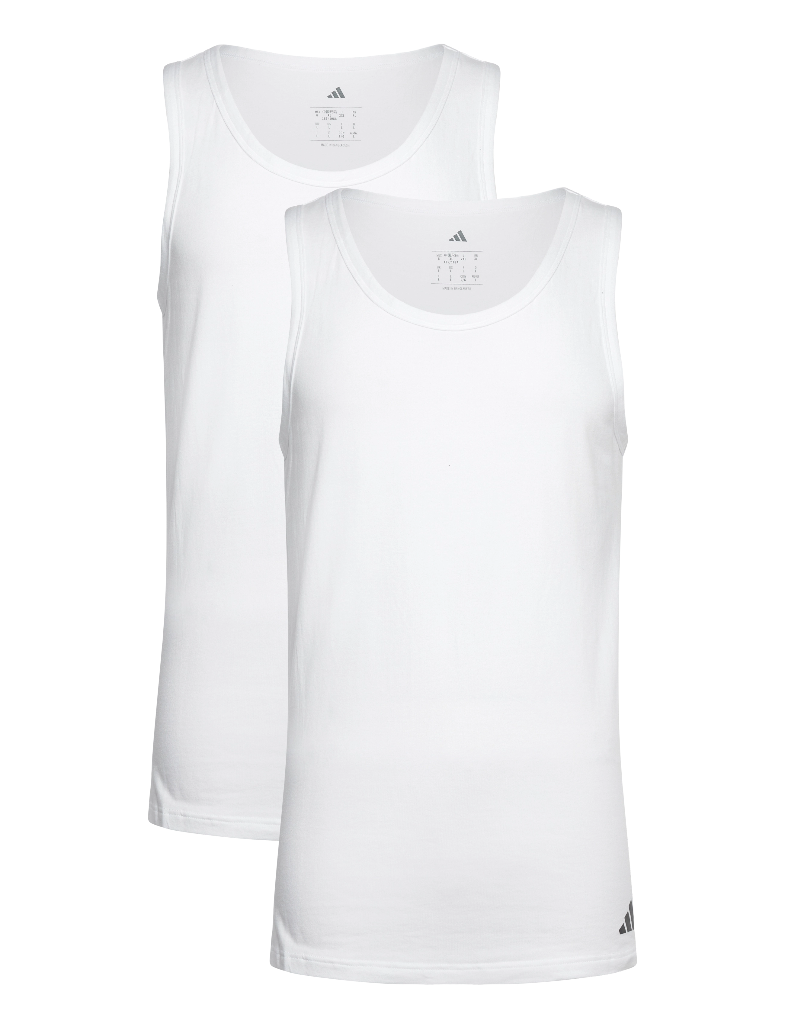 ADIDAS Unterwäsche Tank Oberteil Weiß - XXL - Herren