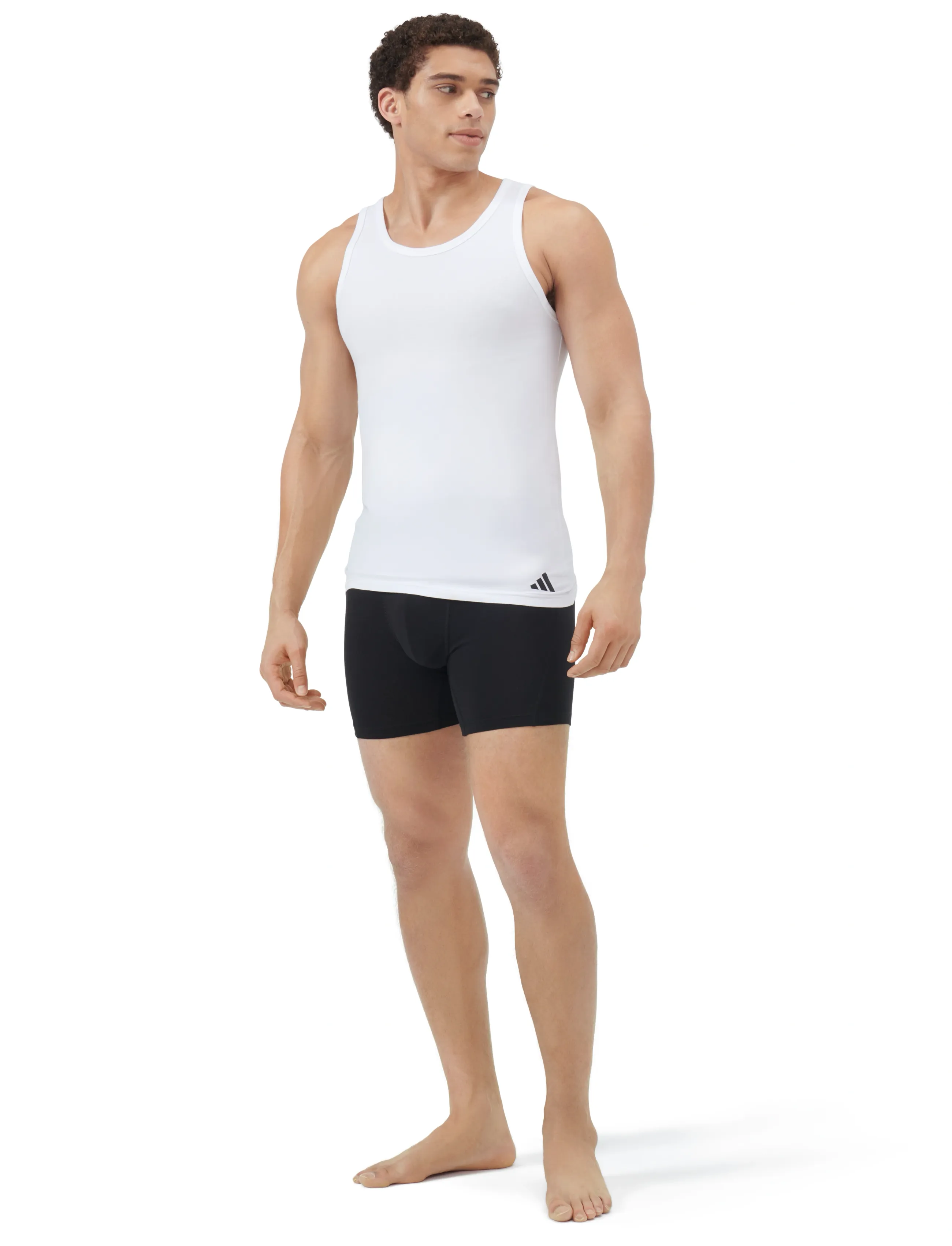 adidas Underwear Tank Top, Mænd, Tanktop 2-Pak, Hvid, Str: L