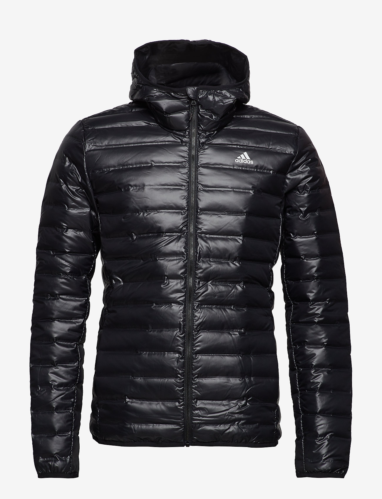 adidas Performance - Varilite Hooded Down Jacket - frilufts- & regnjakker - black - 1