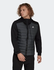 adidas Performance - Varilite Hybrid Jacket - winter jackets - black - 3