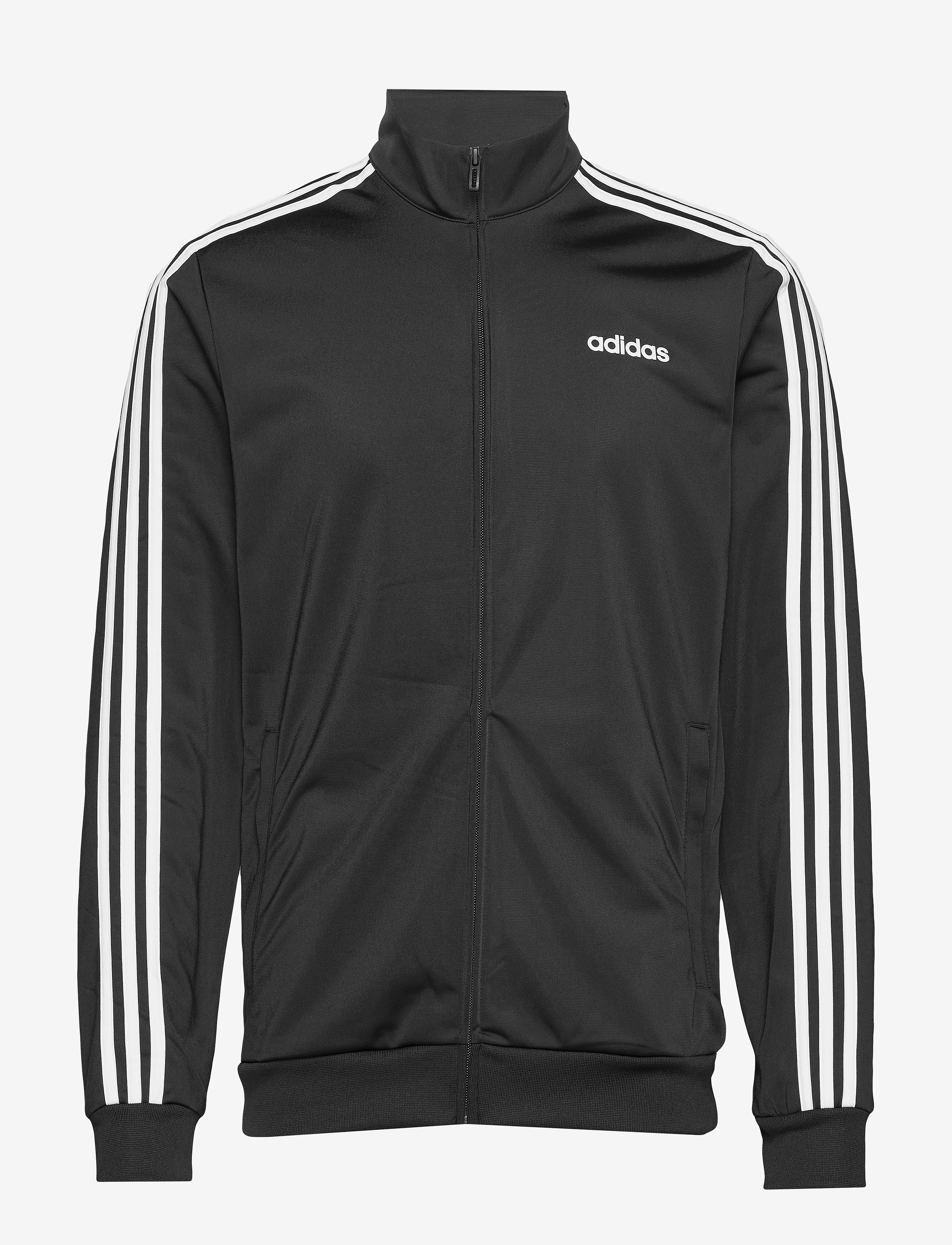 adidas Performance - Essentials 3-Stripes Tricot Track Jacket - black/white - 2
