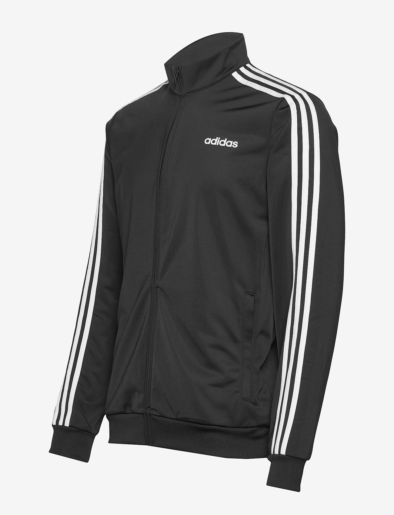 adidas Performance - Essentials 3-Stripes Tricot Track Jacket - black/white - 3