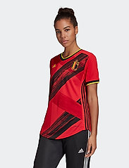 adidas Performance - Belgium 2020 Home Jersey W - futbolo marškinėliai - colred - 4