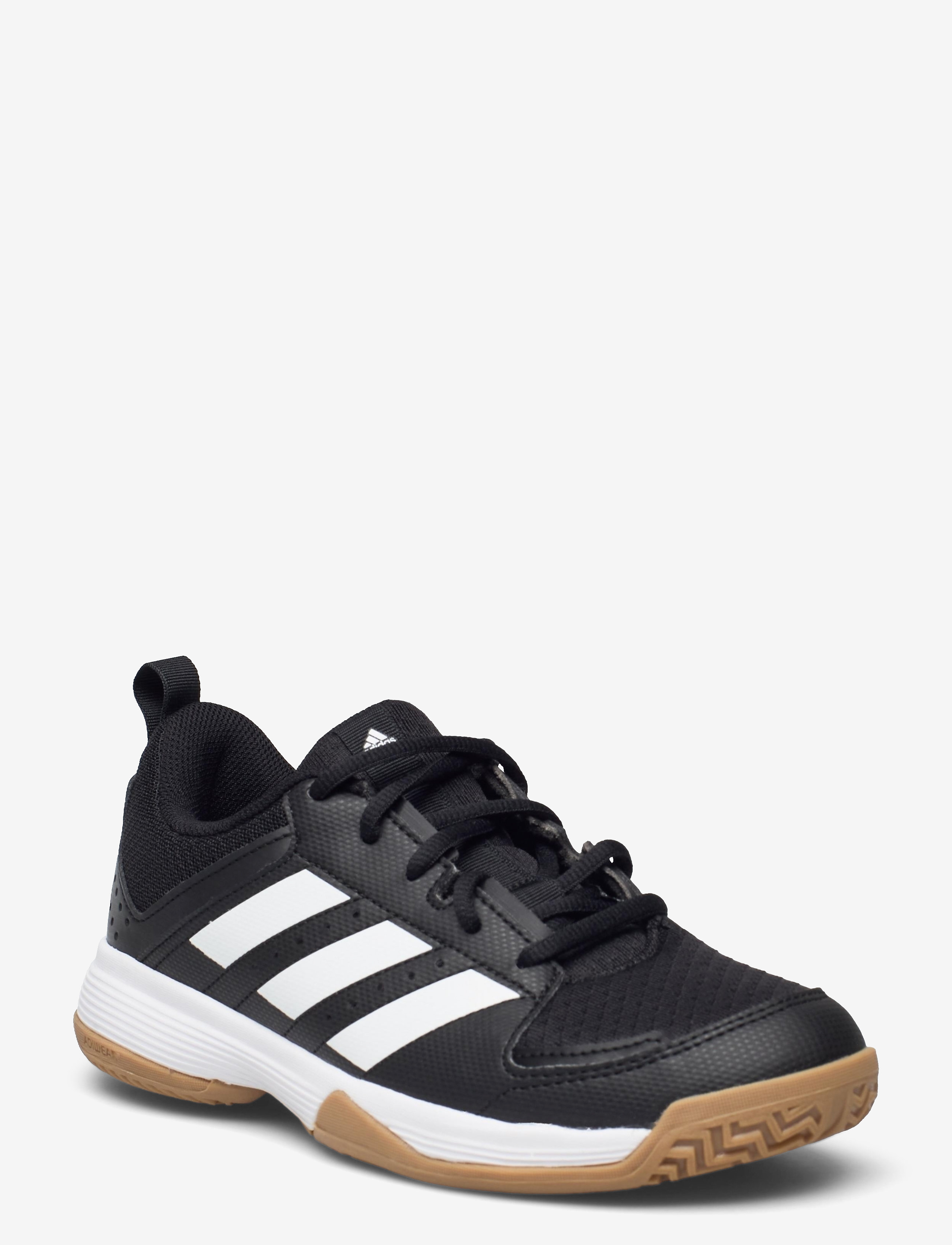 adidas Performance Ligra 7 Kids Indoor Shoes - adidas Performance - CBLACK/FTWWHT/CBLACK / black